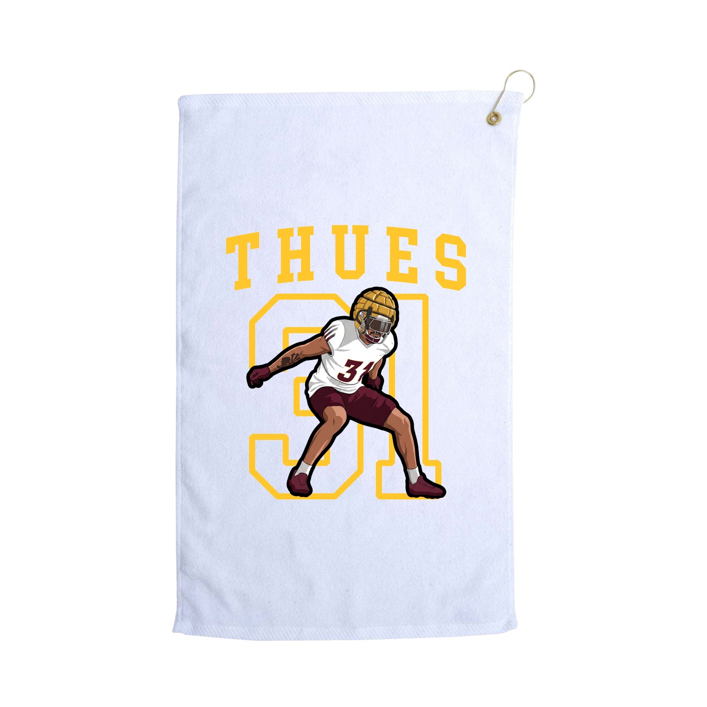 Golf Towel — Shirsey in White