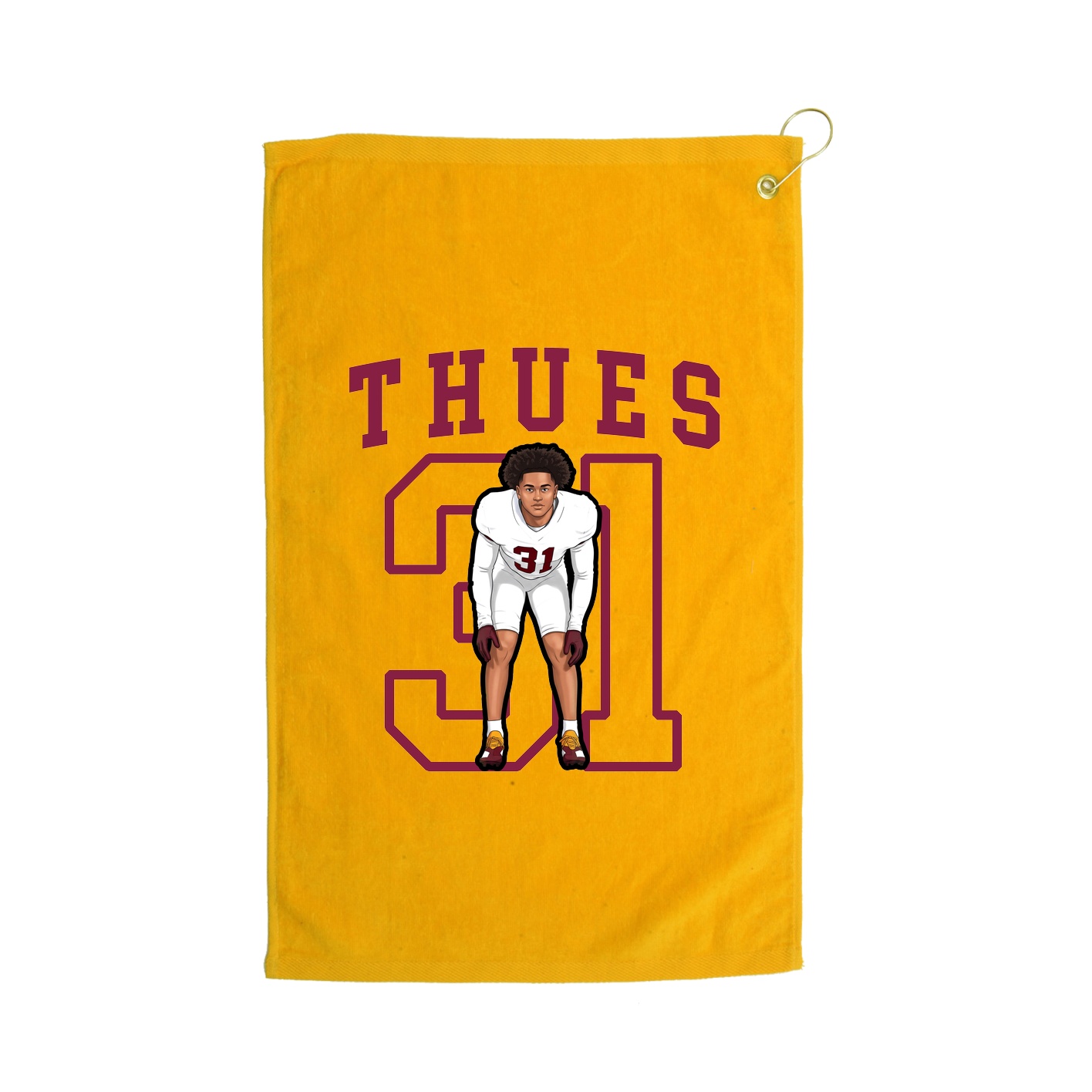 Golf Towel — Shirsey in Gold
