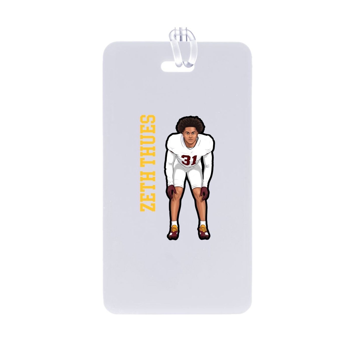 Bag Tag — Name Vertical in Classic