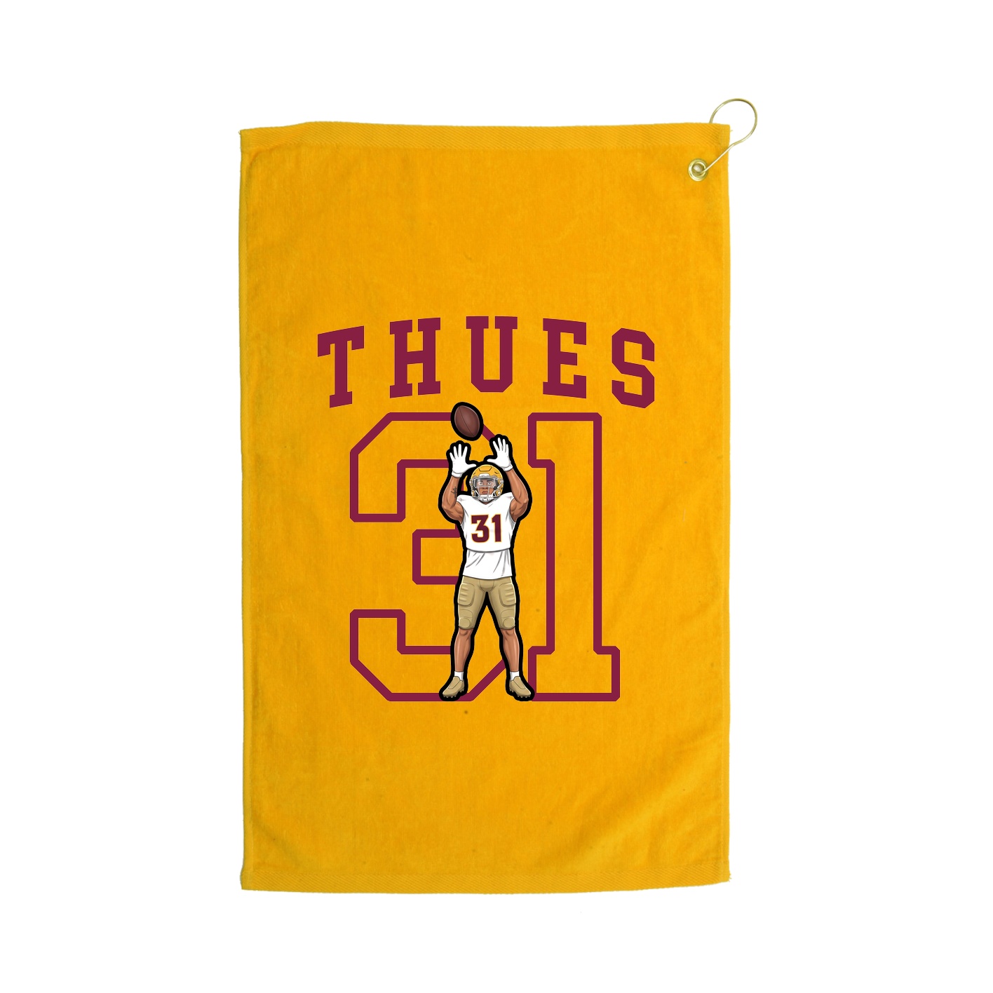 Golf Towel — Shirsey in Gold