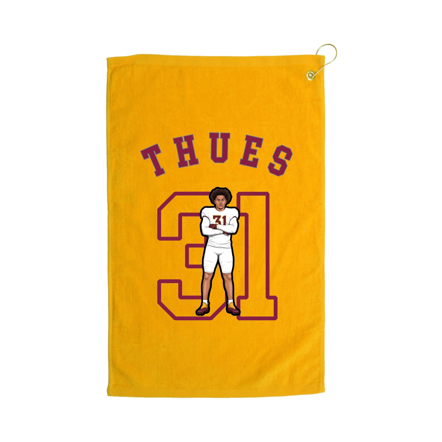 Golf Towel — Shirsey Arch in Gold