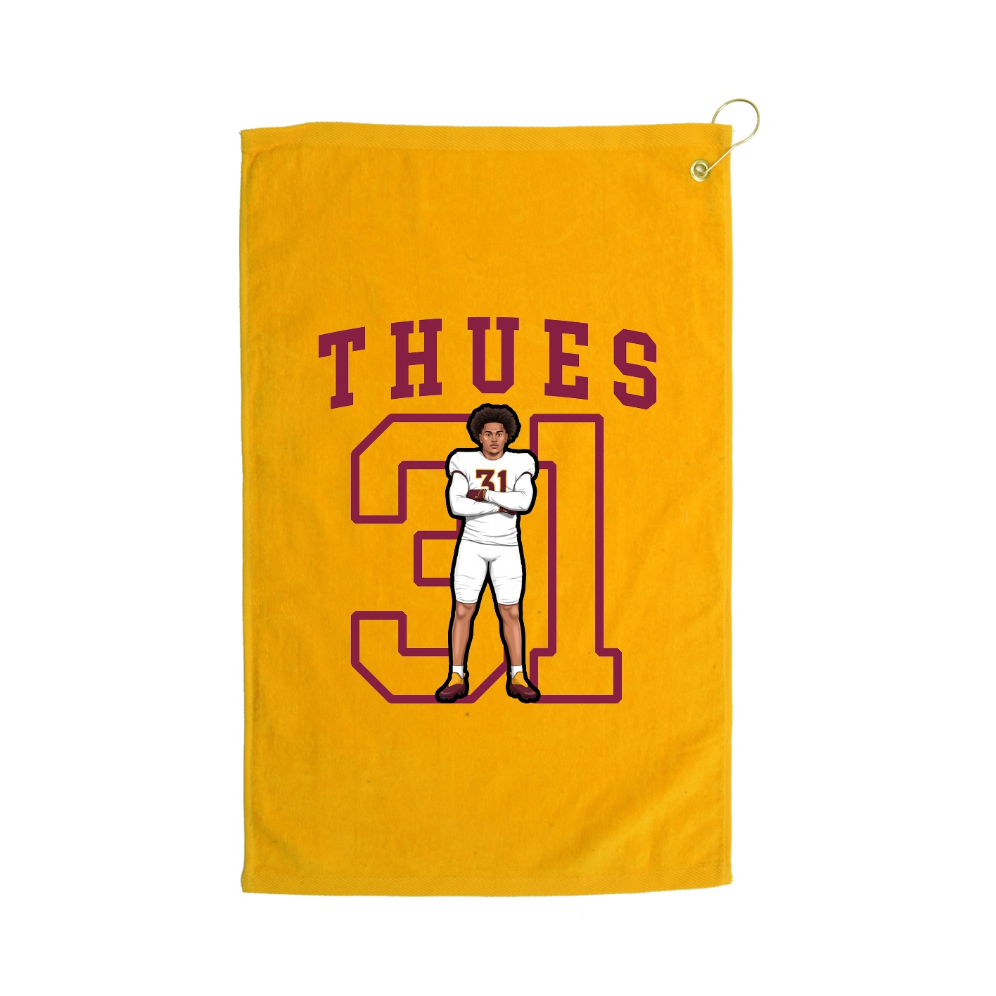 Golf Towel — Shirsey in Gold