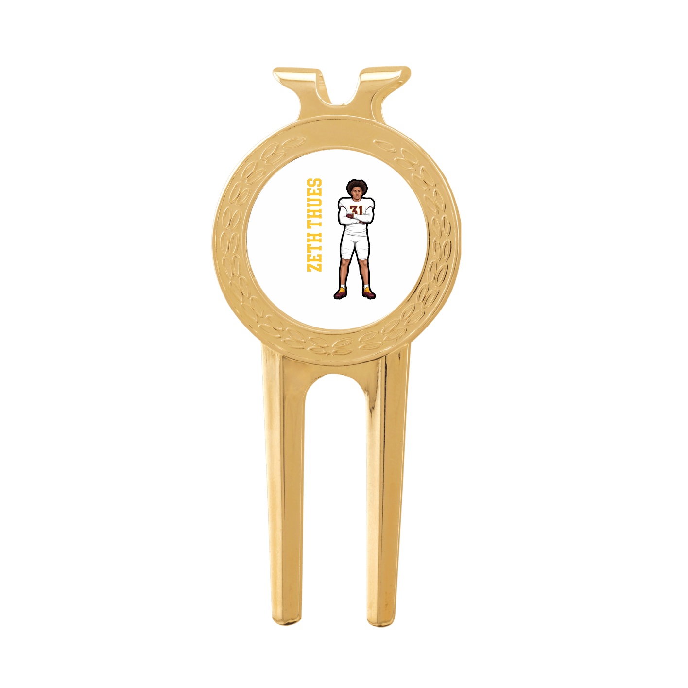Divot Tool with Ball Marker — Name Vertical in Classic