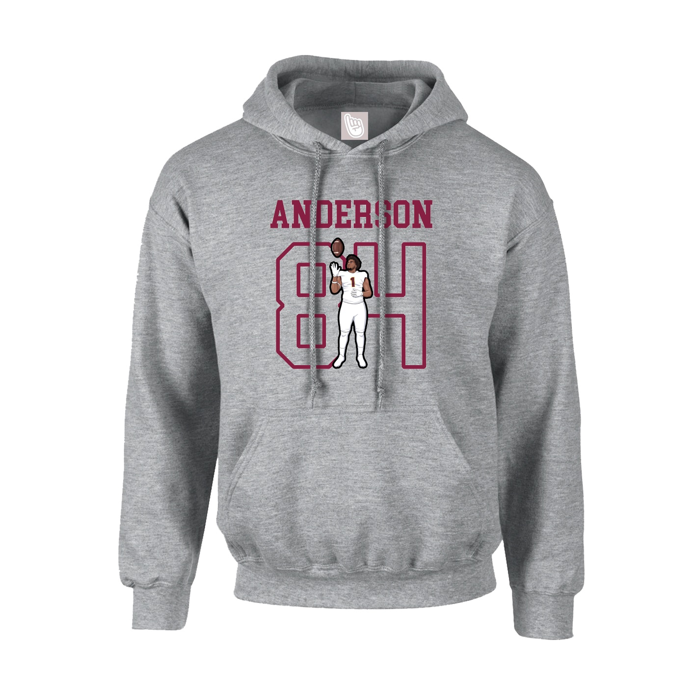 Hoodie — Shirsey in Grey