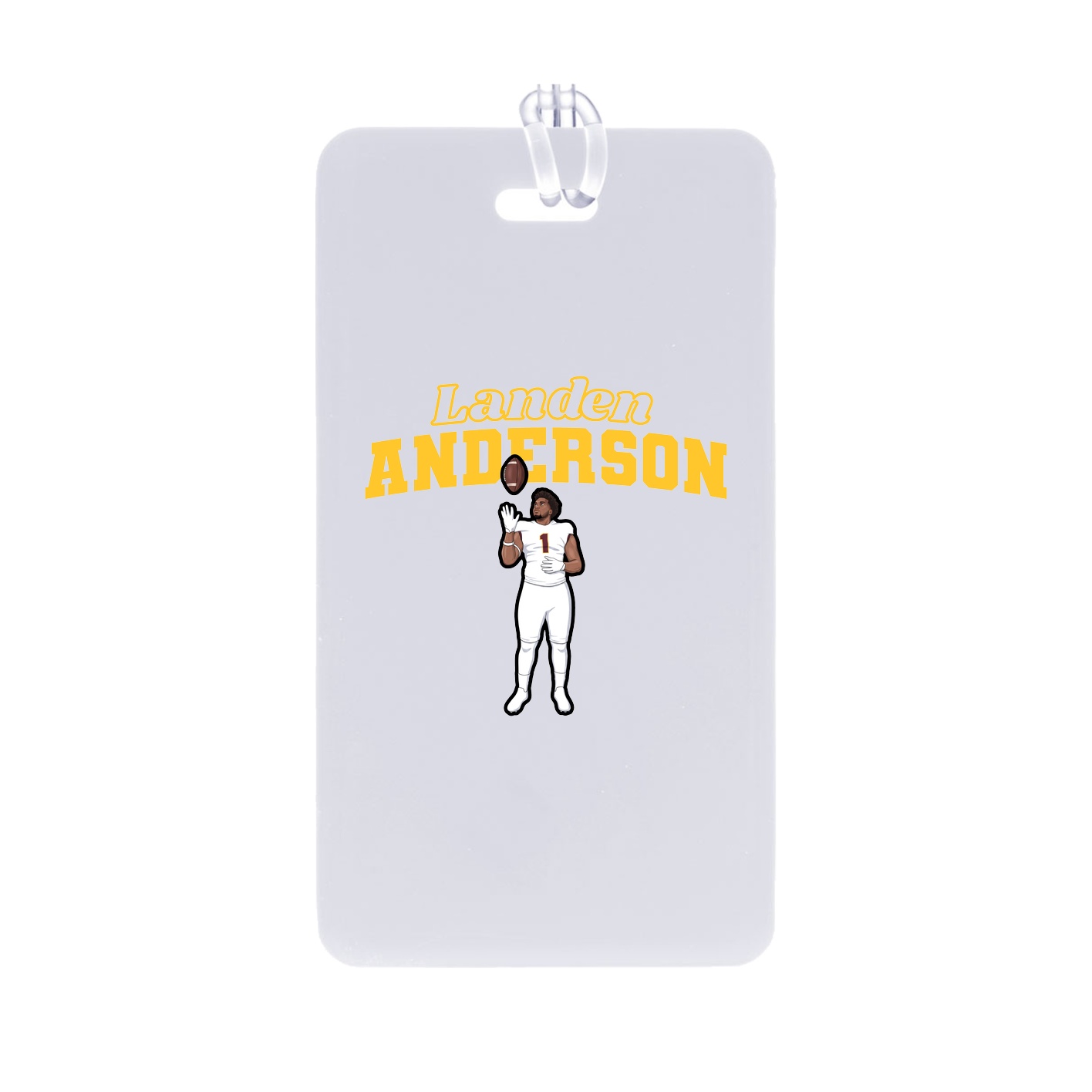 Bag Tag — Name Arch in Classic