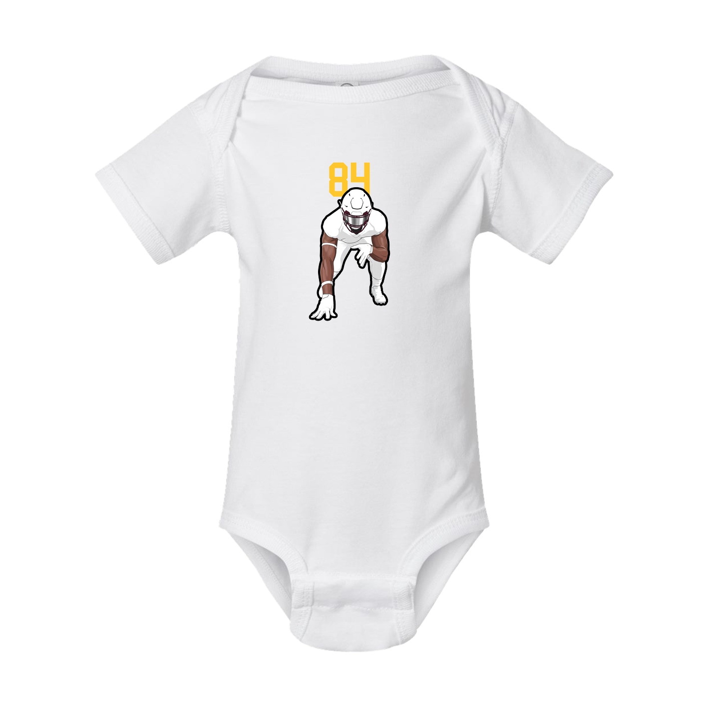 Baby Onesie — Number Top in White