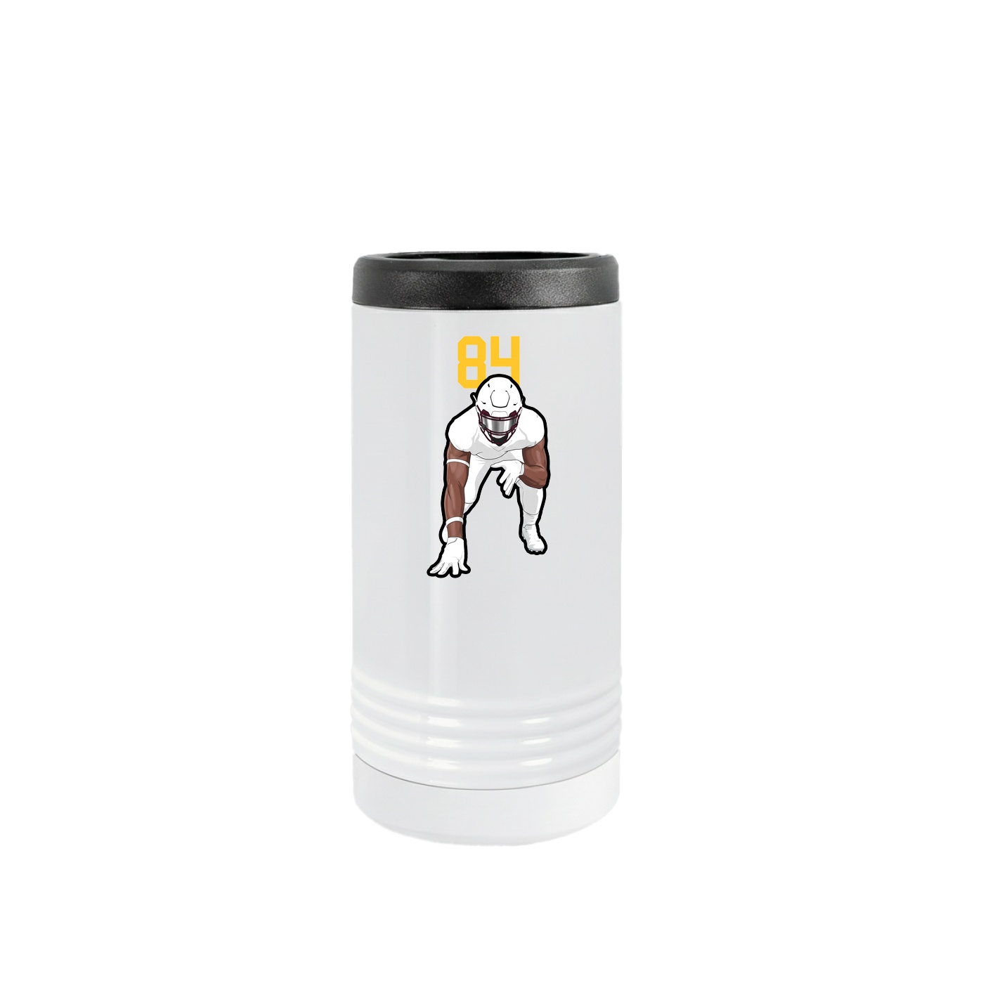 Slim Beverage Holder — Number Top in White
