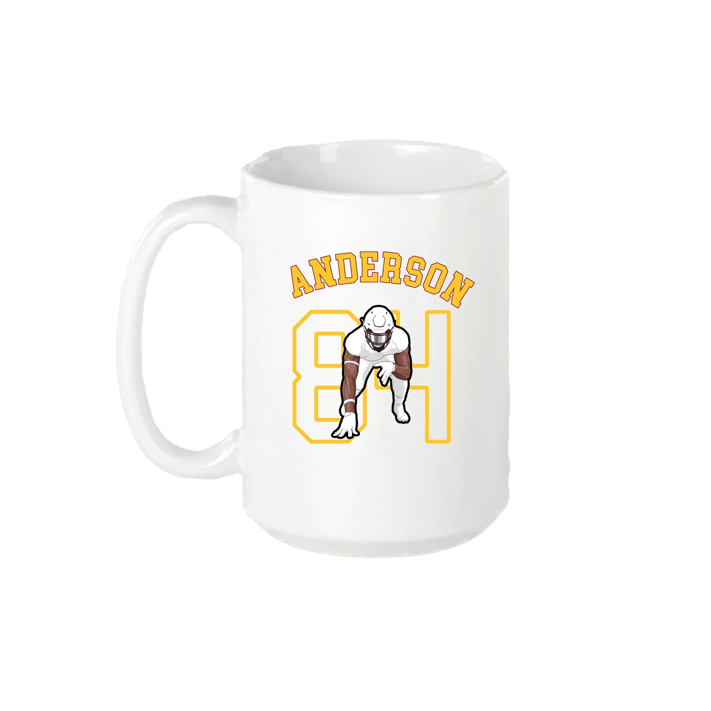 15oz Coffee Mug — Shirsey Arch in White