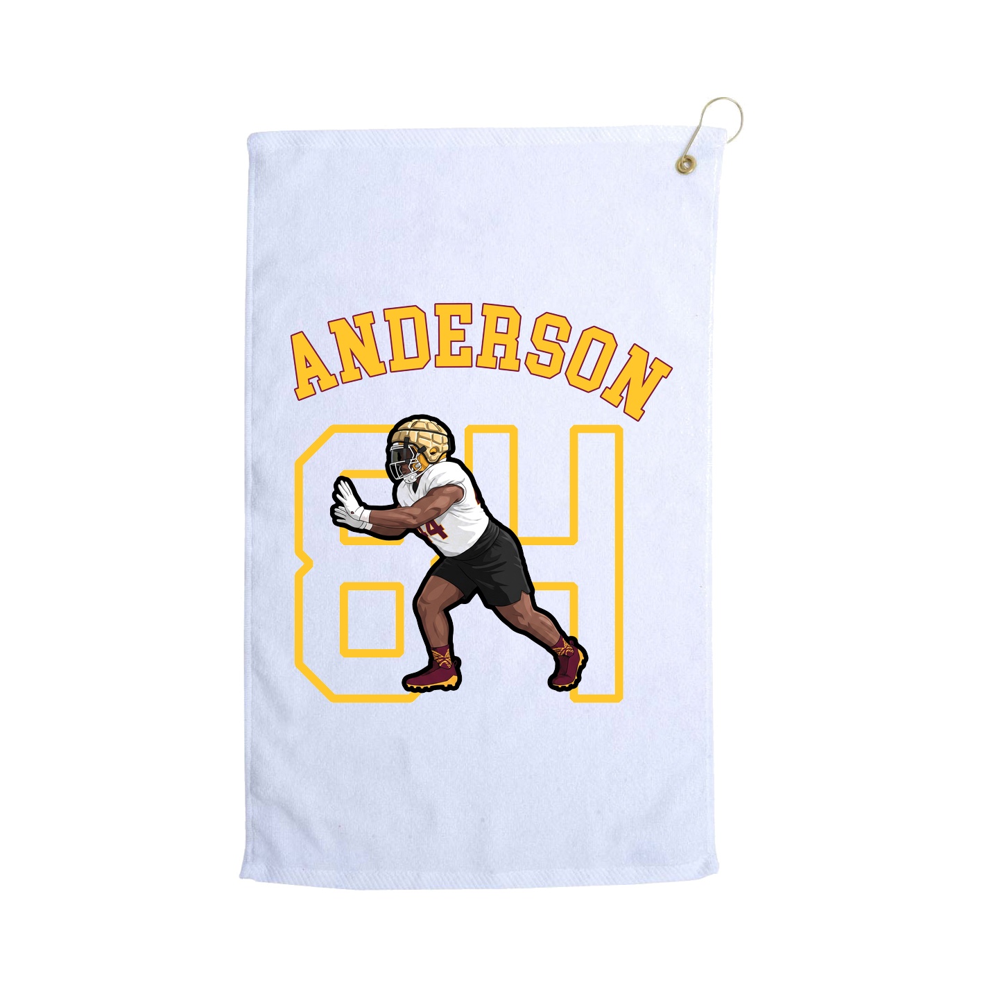 Golf Towel — Shirsey Arch in White