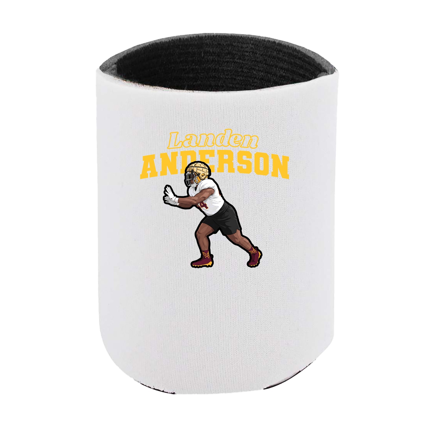 Can Holder — Name Arch in White