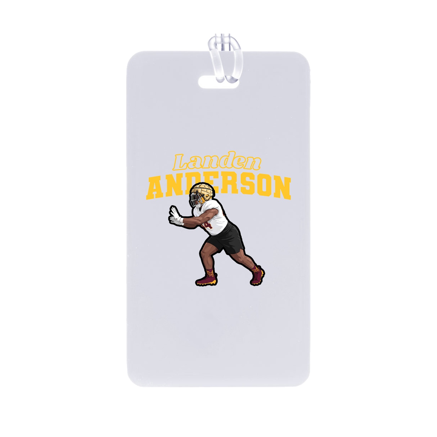Bag Tag — Name Arch in Classic