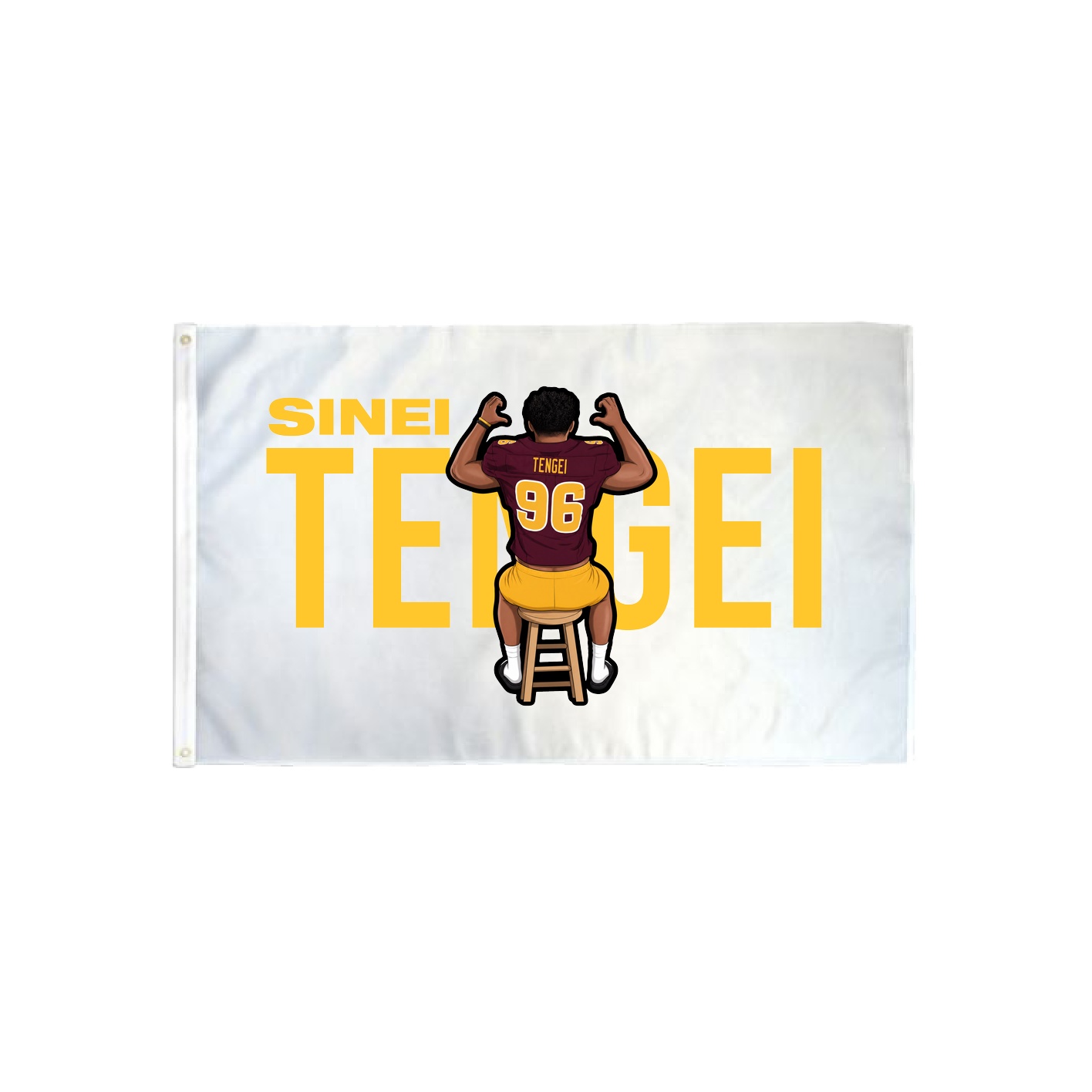 3x5 Flag — Player Name in Classic