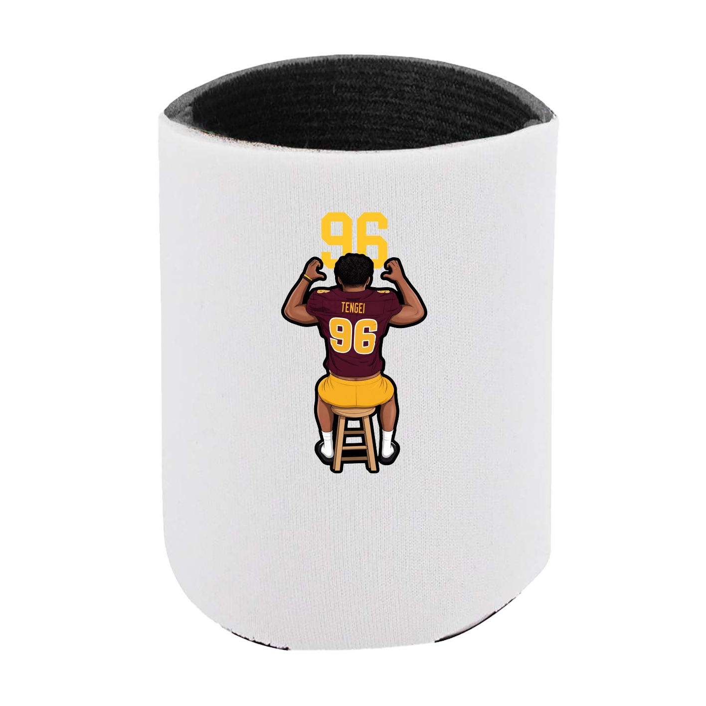 Can Holder — Number Top in White