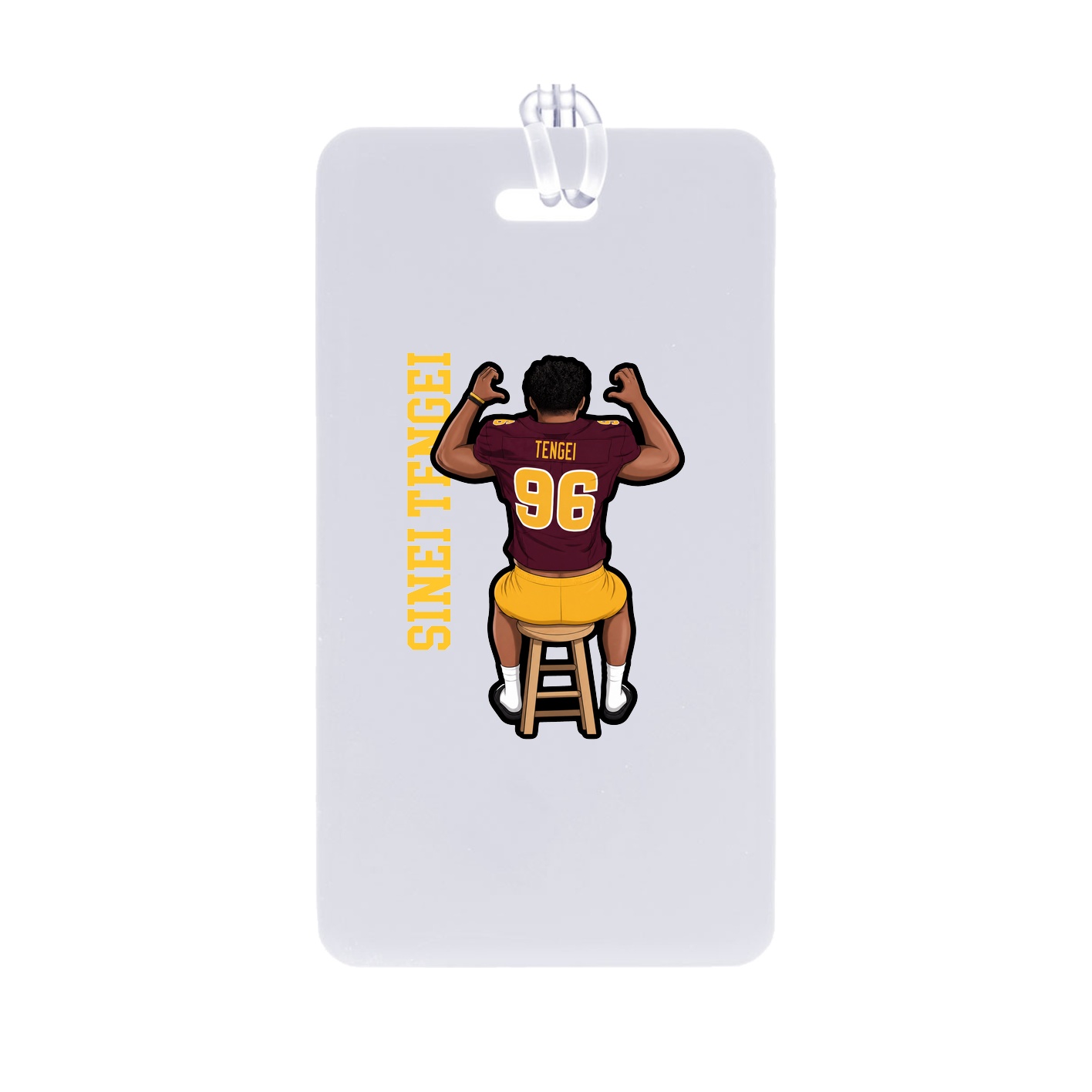 Bag Tag — Name Vertical in Classic