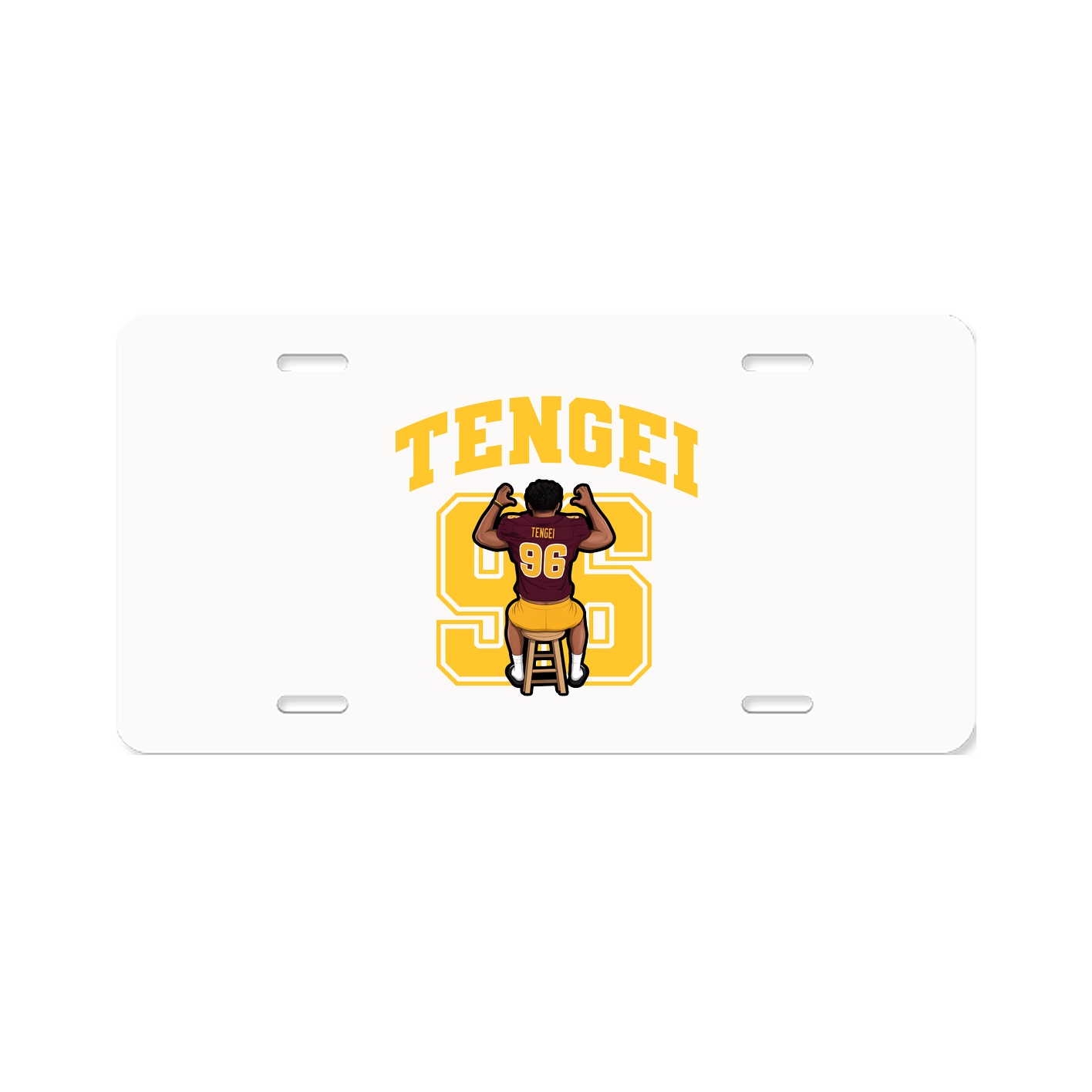 License Plate — Number in Classic