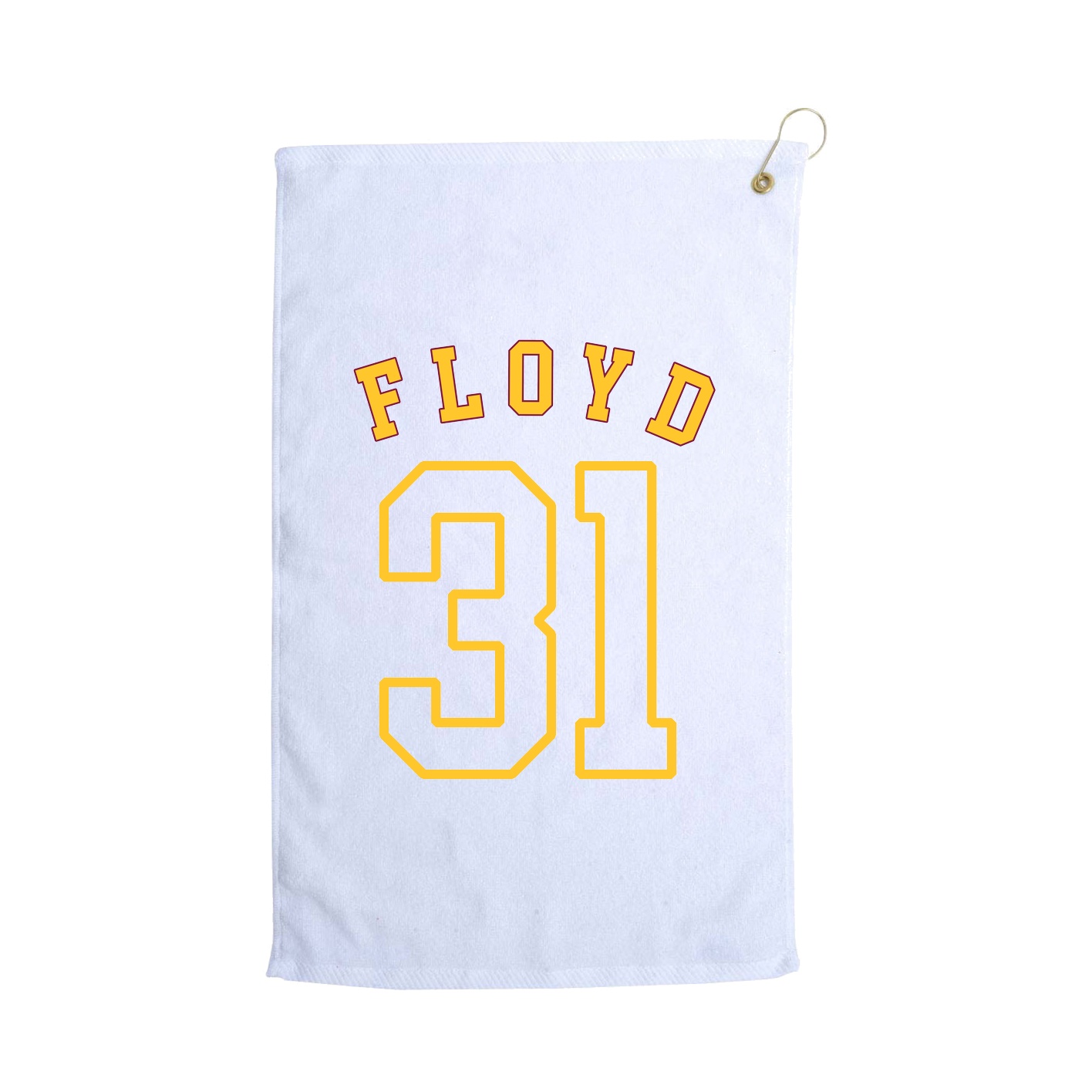 Golf Towel — Shirsey Arch in White