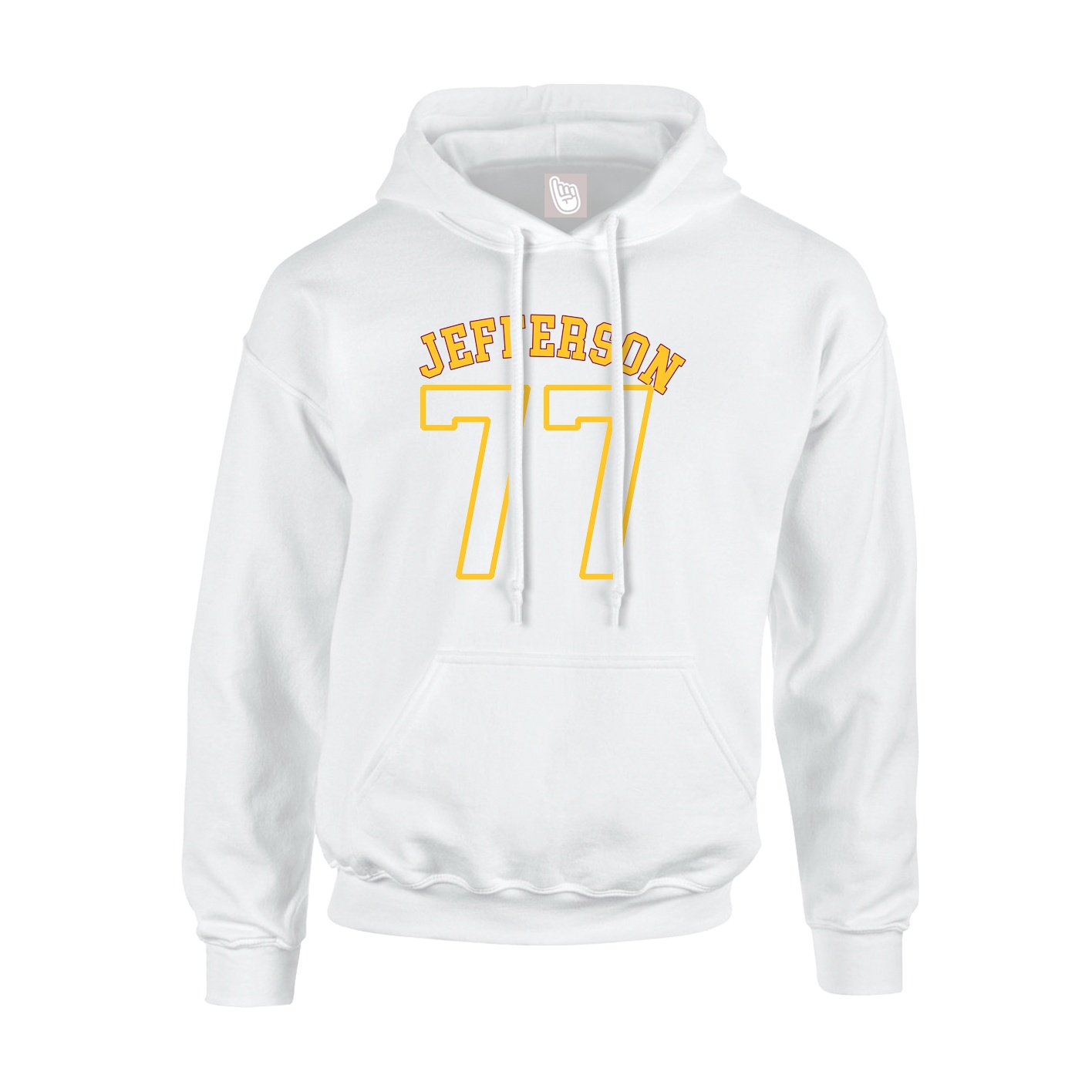 Hoodie — Shirsey Arch in White