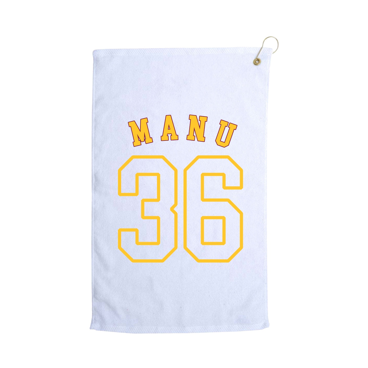 Golf Towel — Shirsey Arch in White