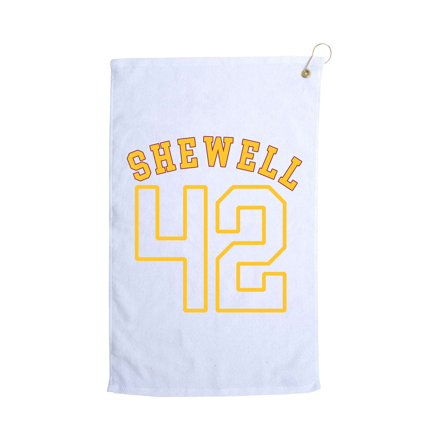 Golf Towel — Shirsey Arch in White