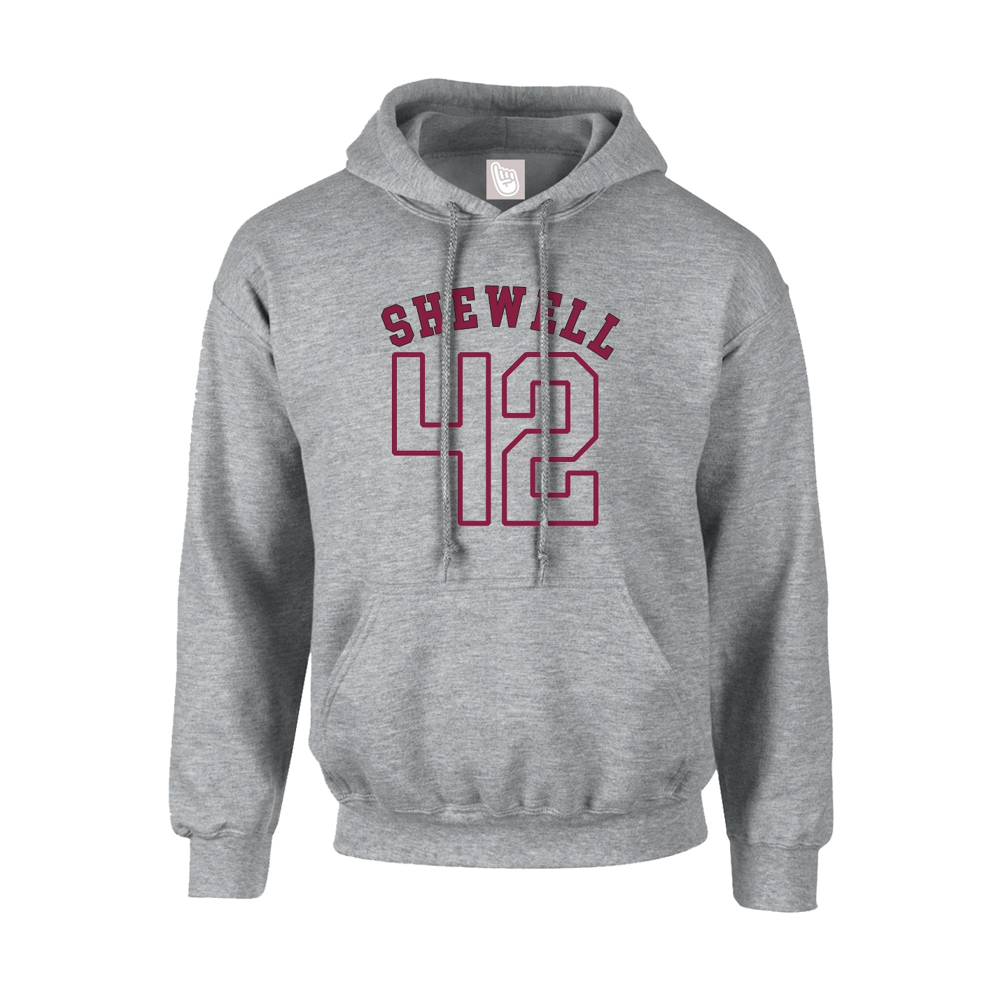 Youth Hoodie — Shirsey Arch in Grey