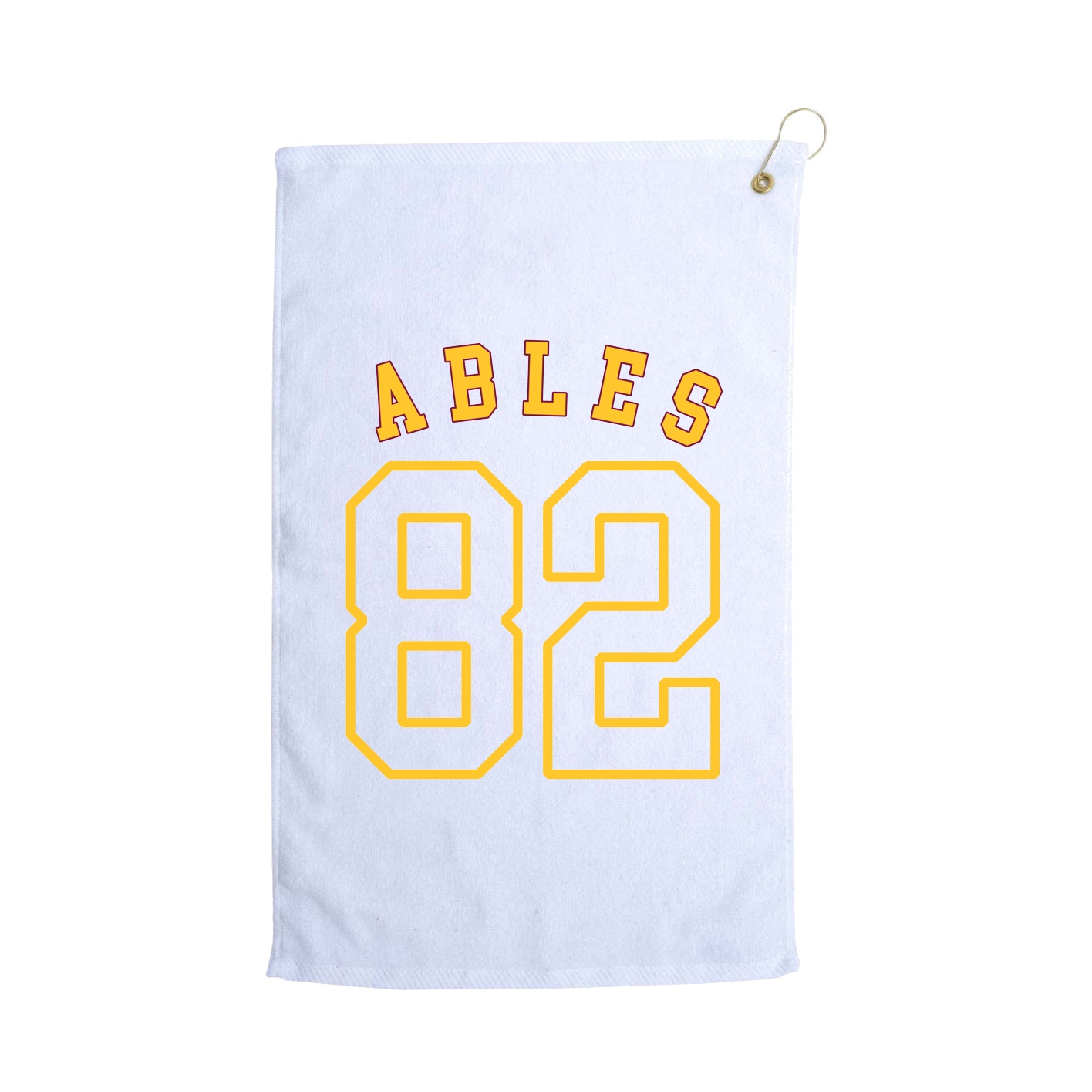 Golf Towel — Shirsey Arch in White