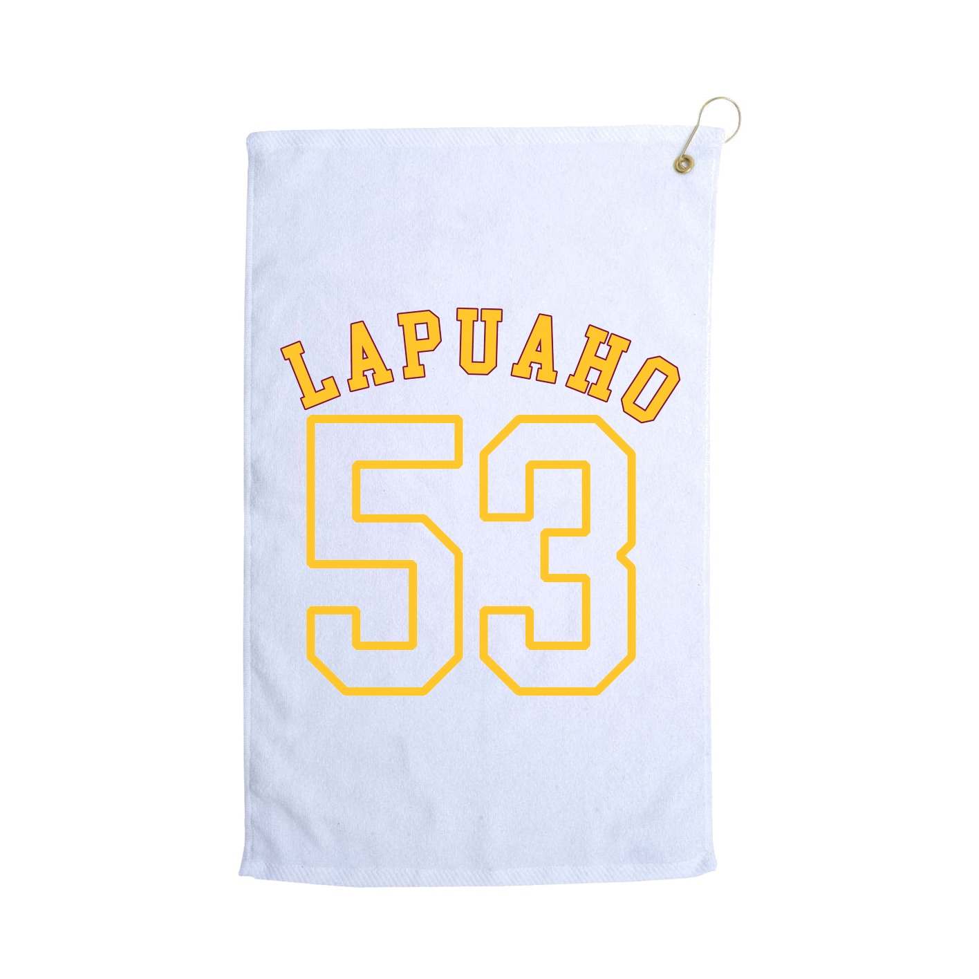 Golf Towel — Shirsey Arch in White