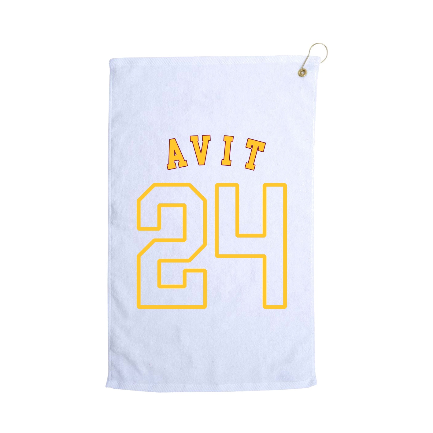 Golf Towel — Shirsey Arch in White