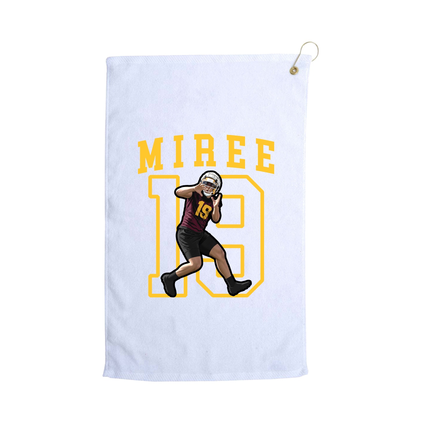 Golf Towel — Shirsey in White