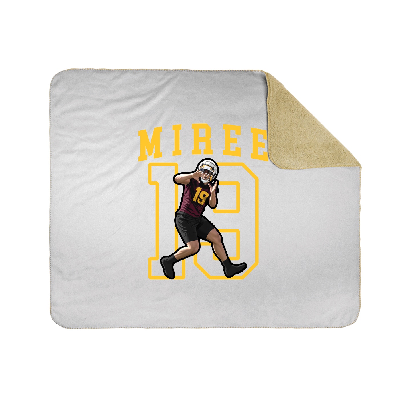 Throw Blanket — Shirsey in White