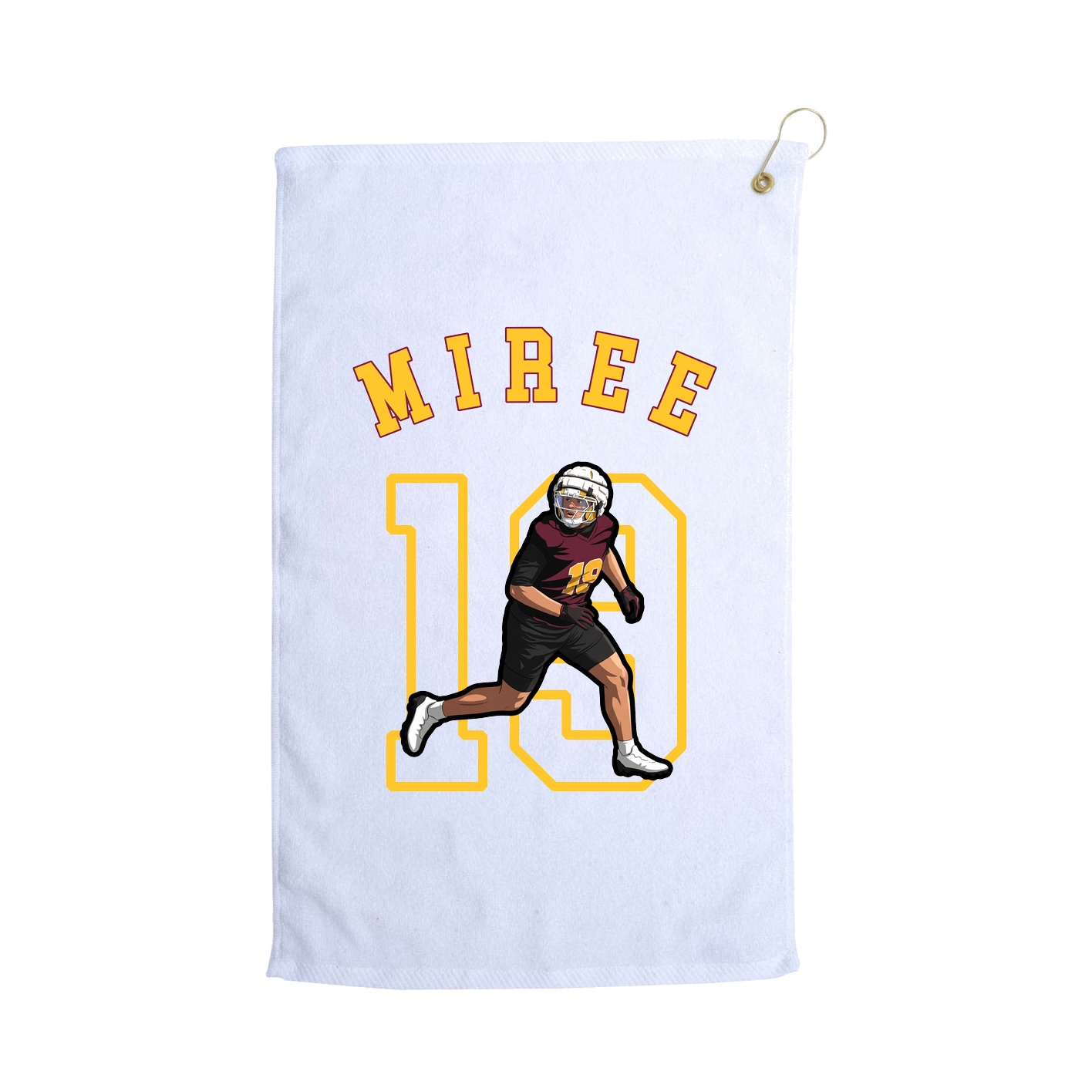 Golf Towel — Shirsey Arch in White