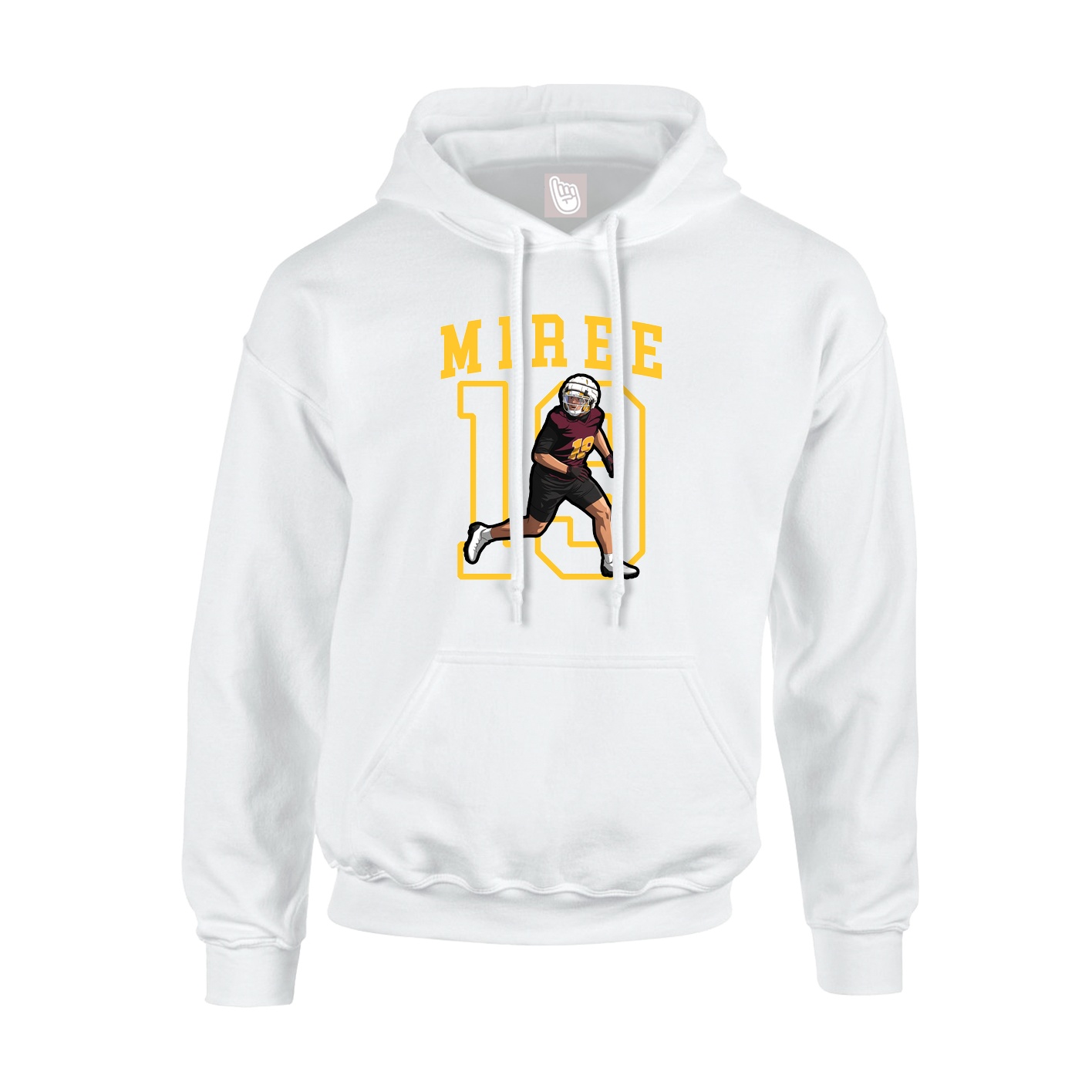 Youth Hoodie — Shirsey in White