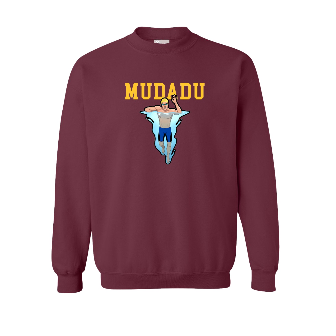 Fleece Crew — Shirsey in Maroon