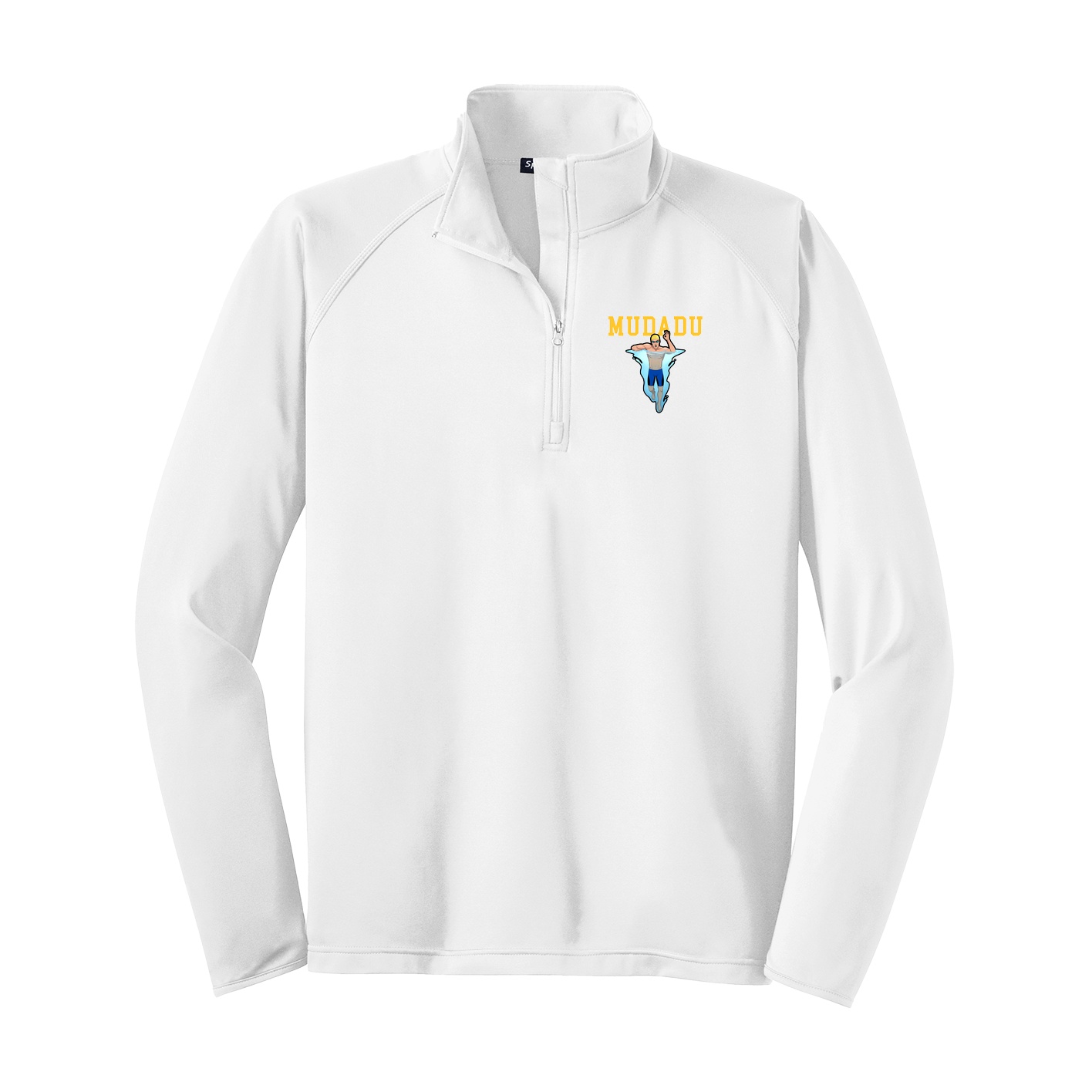 Q-Zip Pullover — Shirsey in White