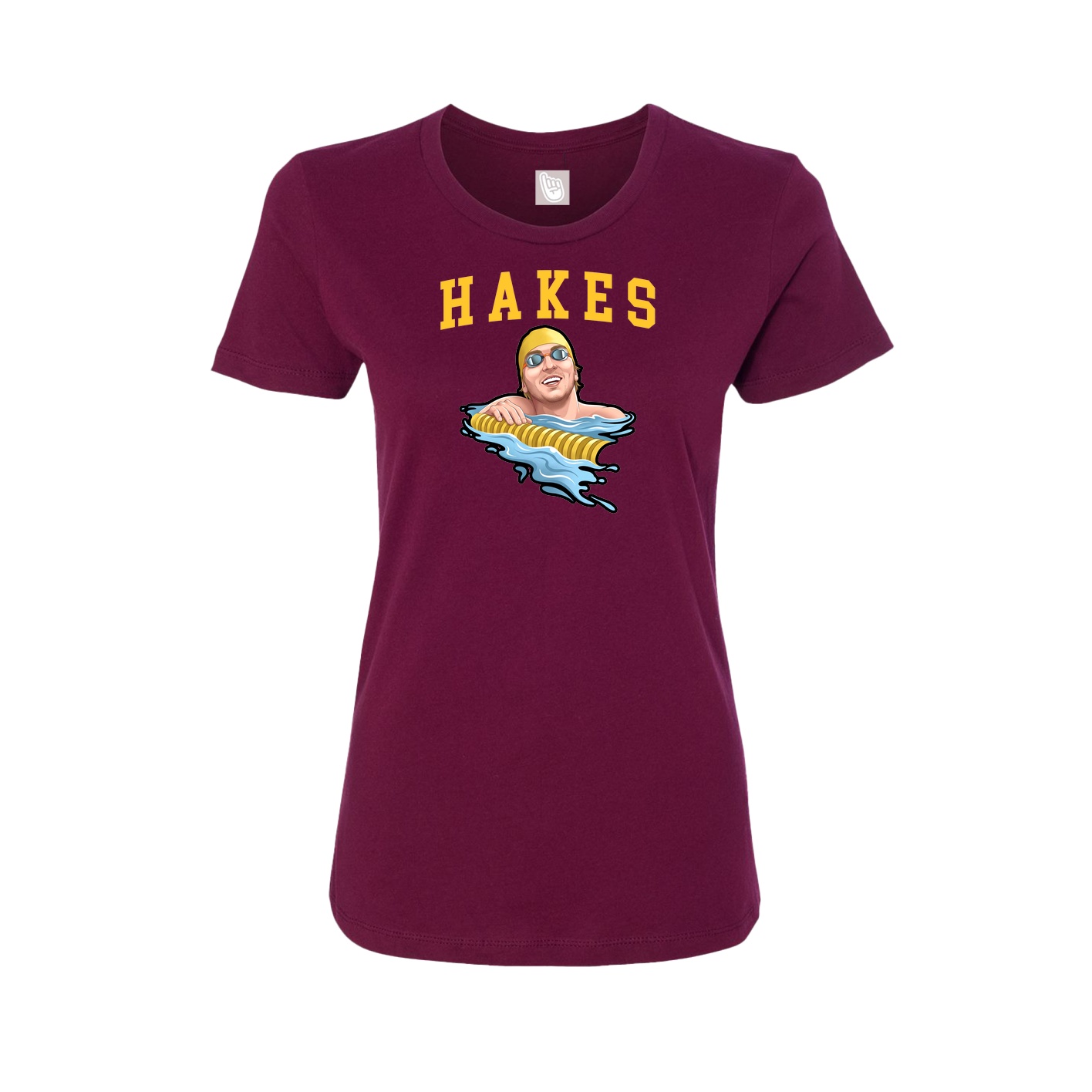 Fitted Women's Tee — Shirsey in Maroon