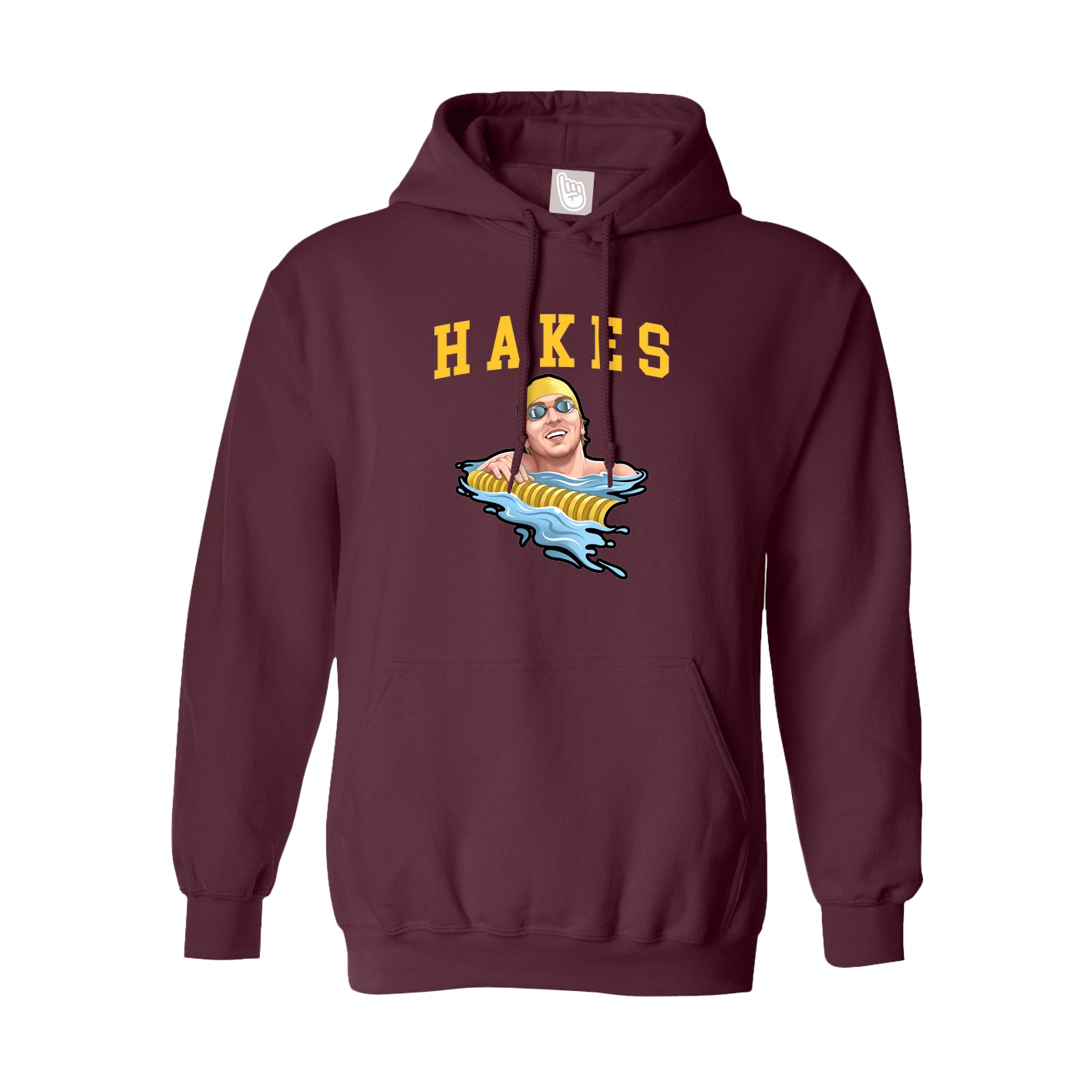 Hoodie — Shirsey in Maroon