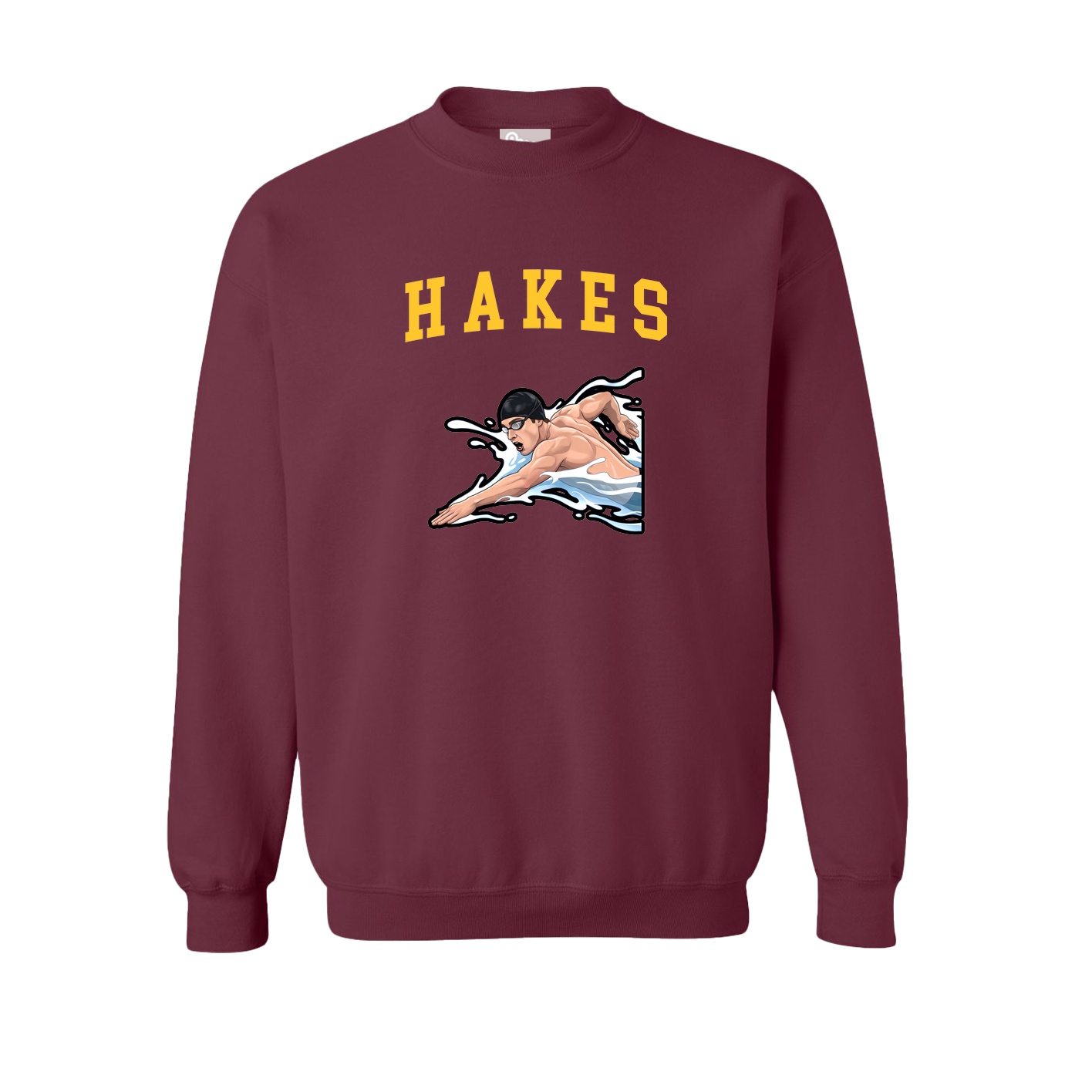 Fleece Crew — Shirsey in Maroon