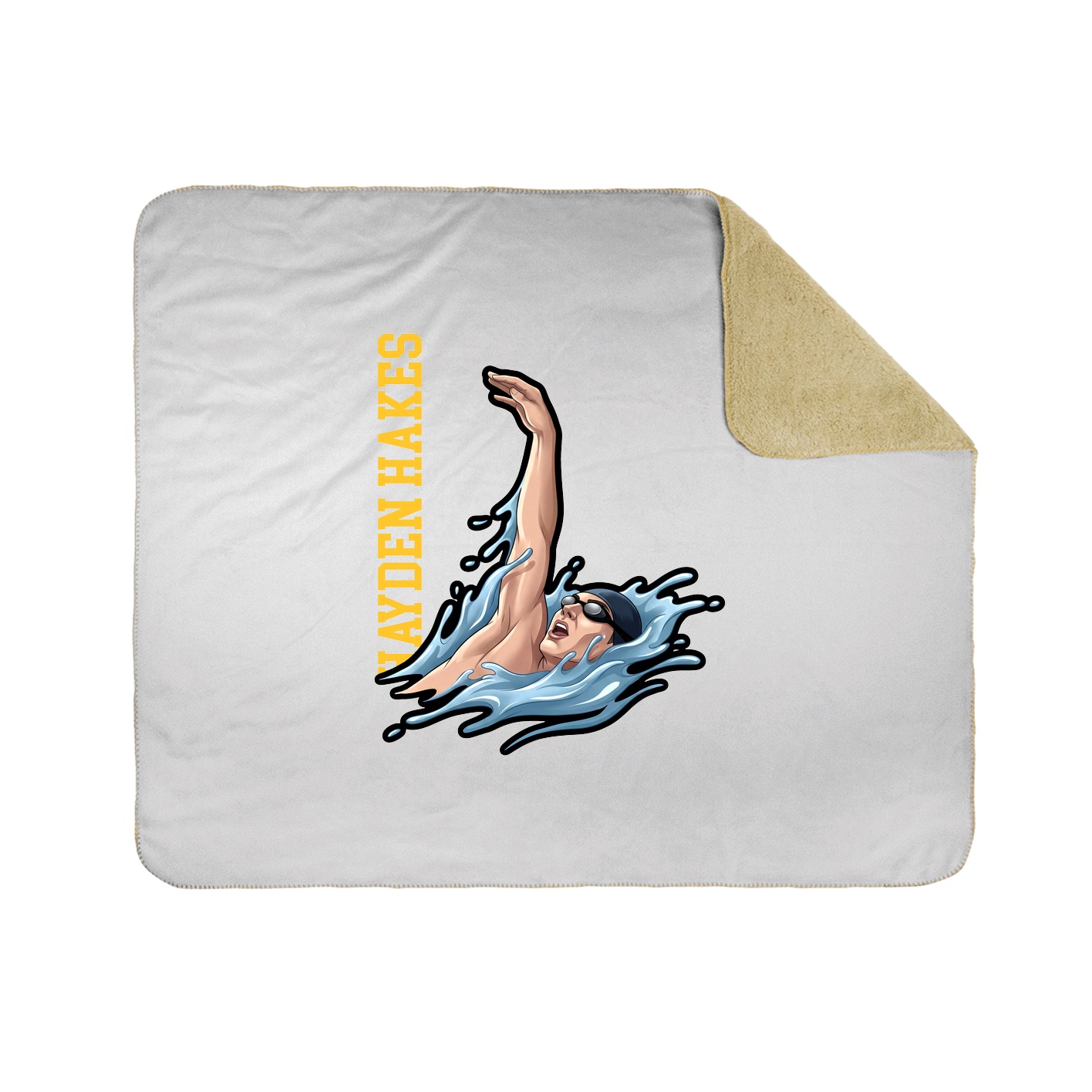 50x60 Sherpa Lined Throw Blanket
