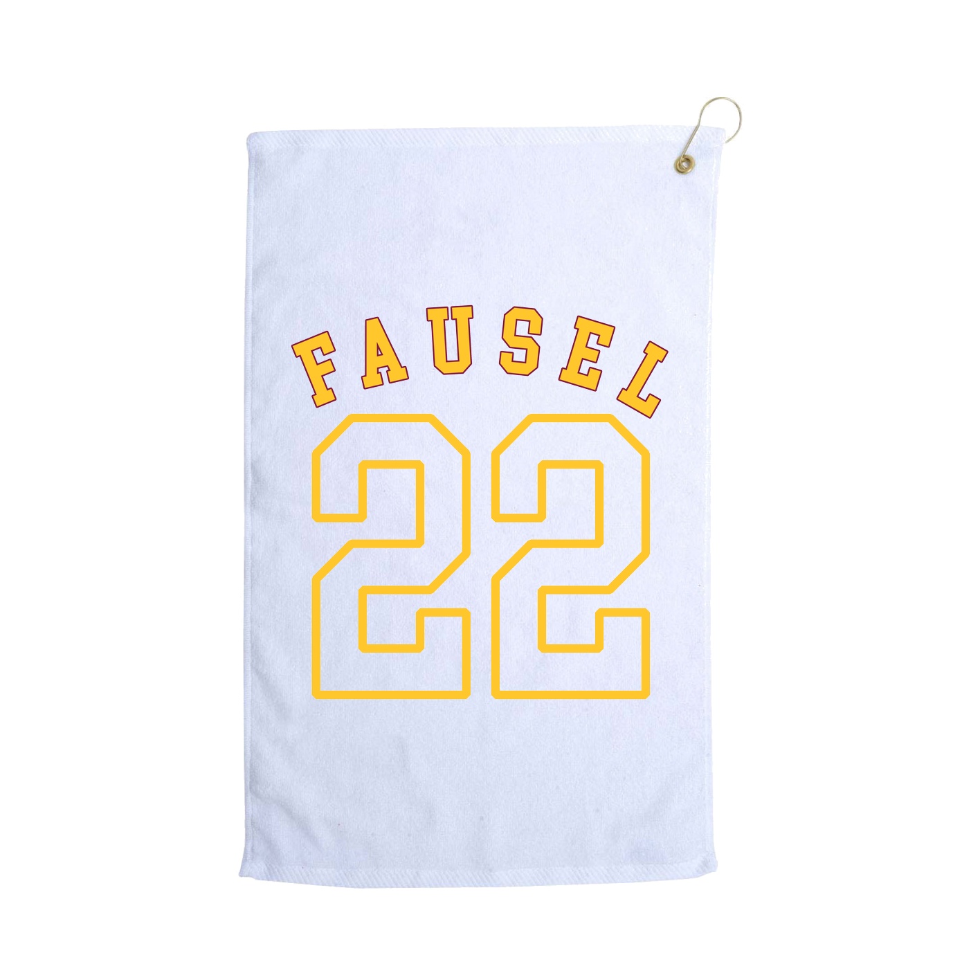 Golf Towel — Shirsey Arch in White