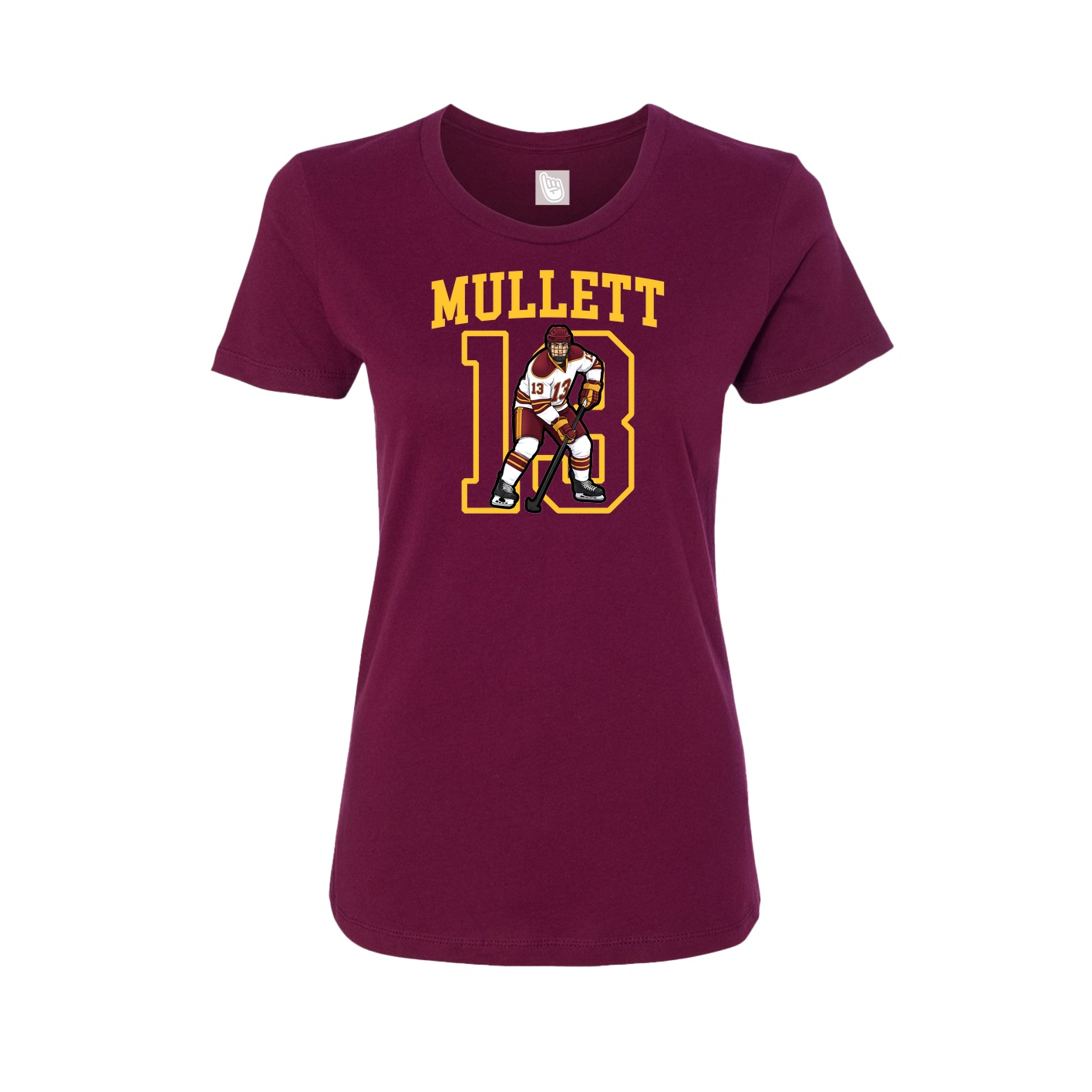 Fitted Women's Tee — Shirsey in Maroon