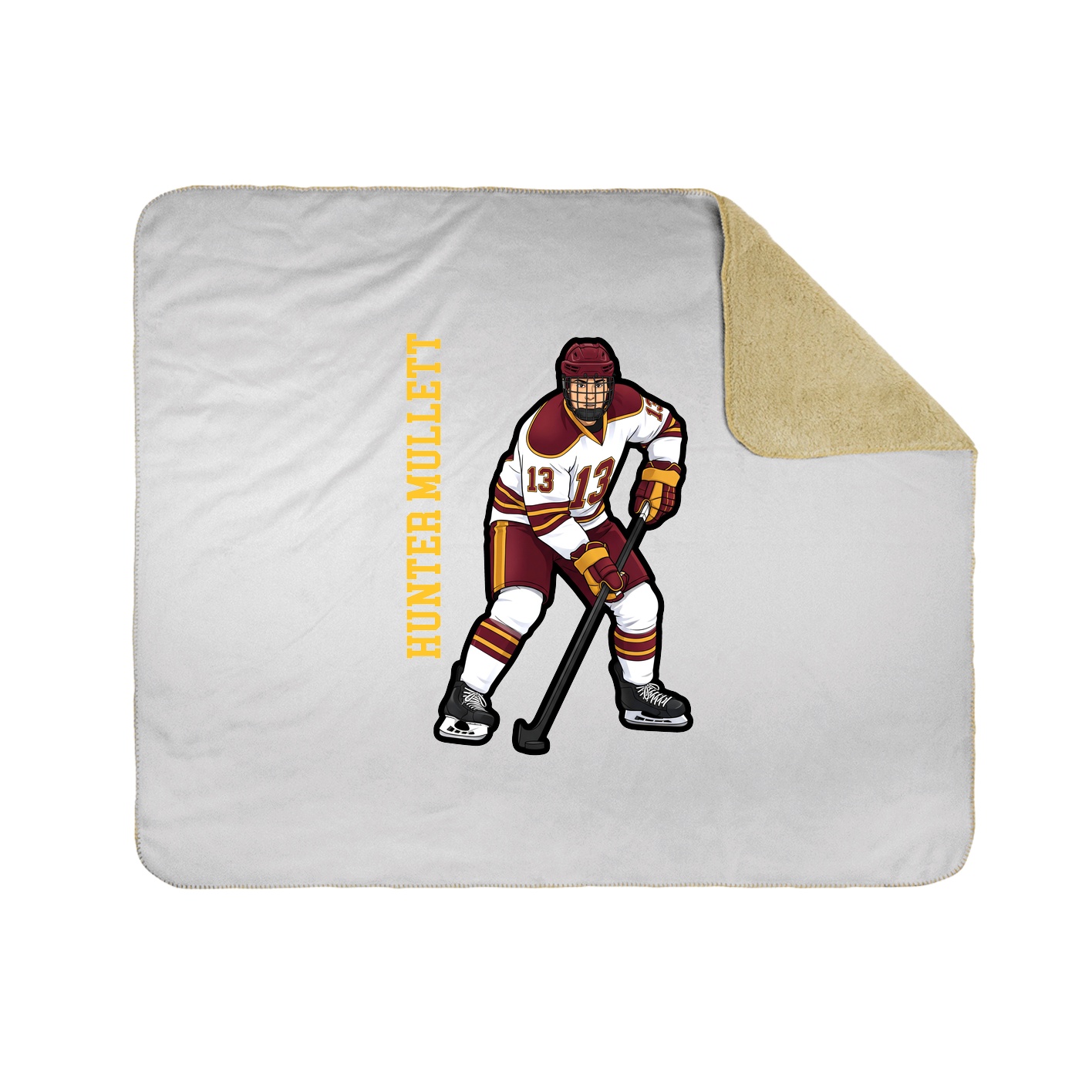 50x60 Sherpa Lined Throw Blanket