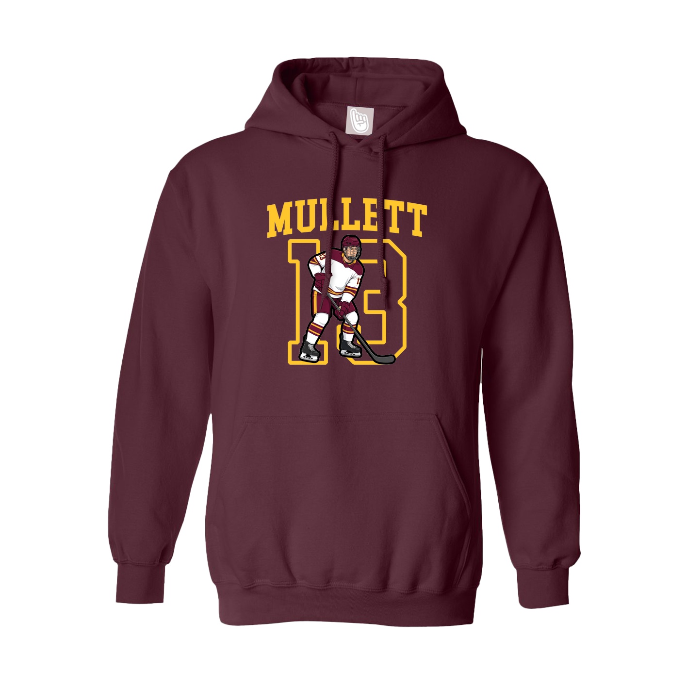 Hoodie — Shirsey in Maroon