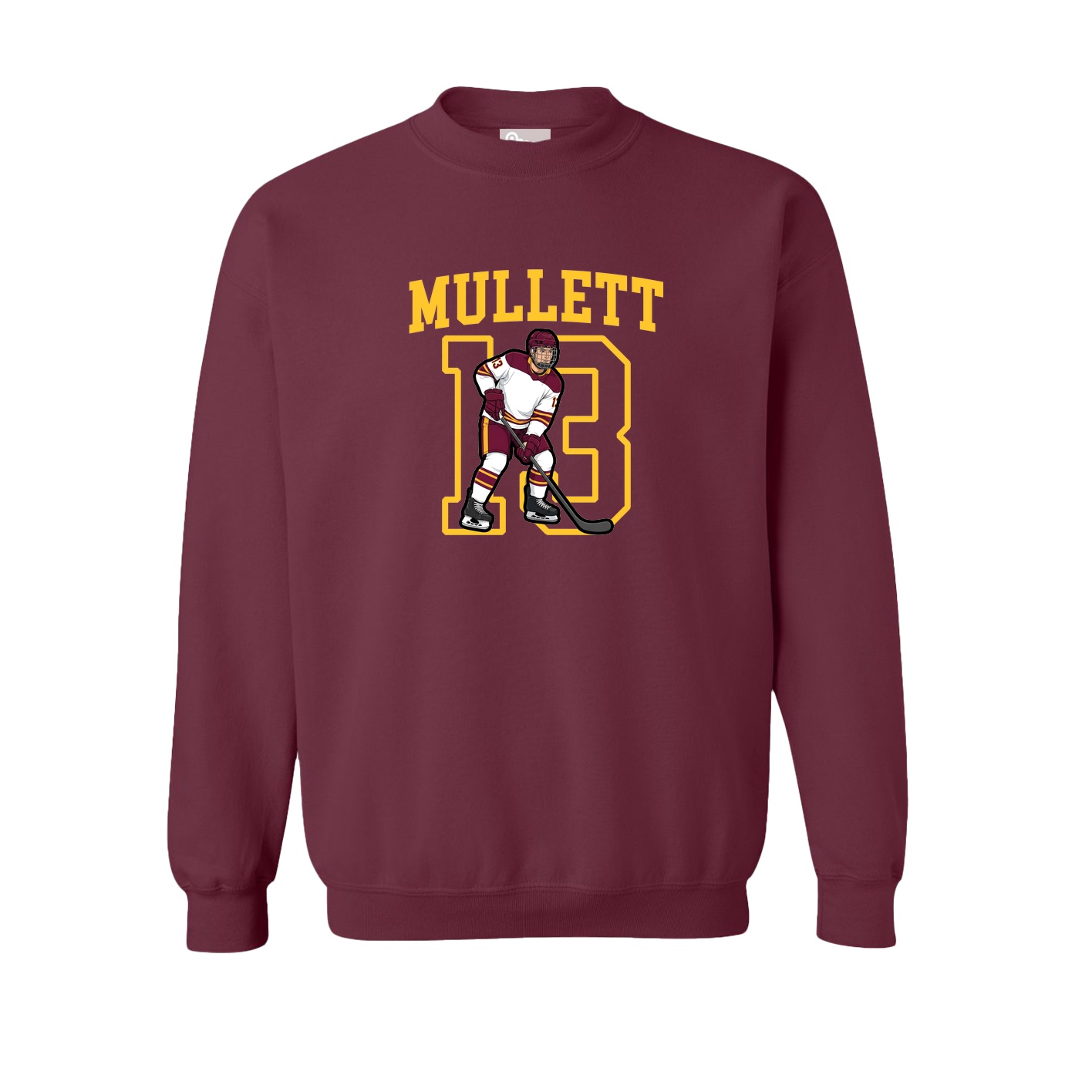 Fleece Crew — Shirsey in Maroon