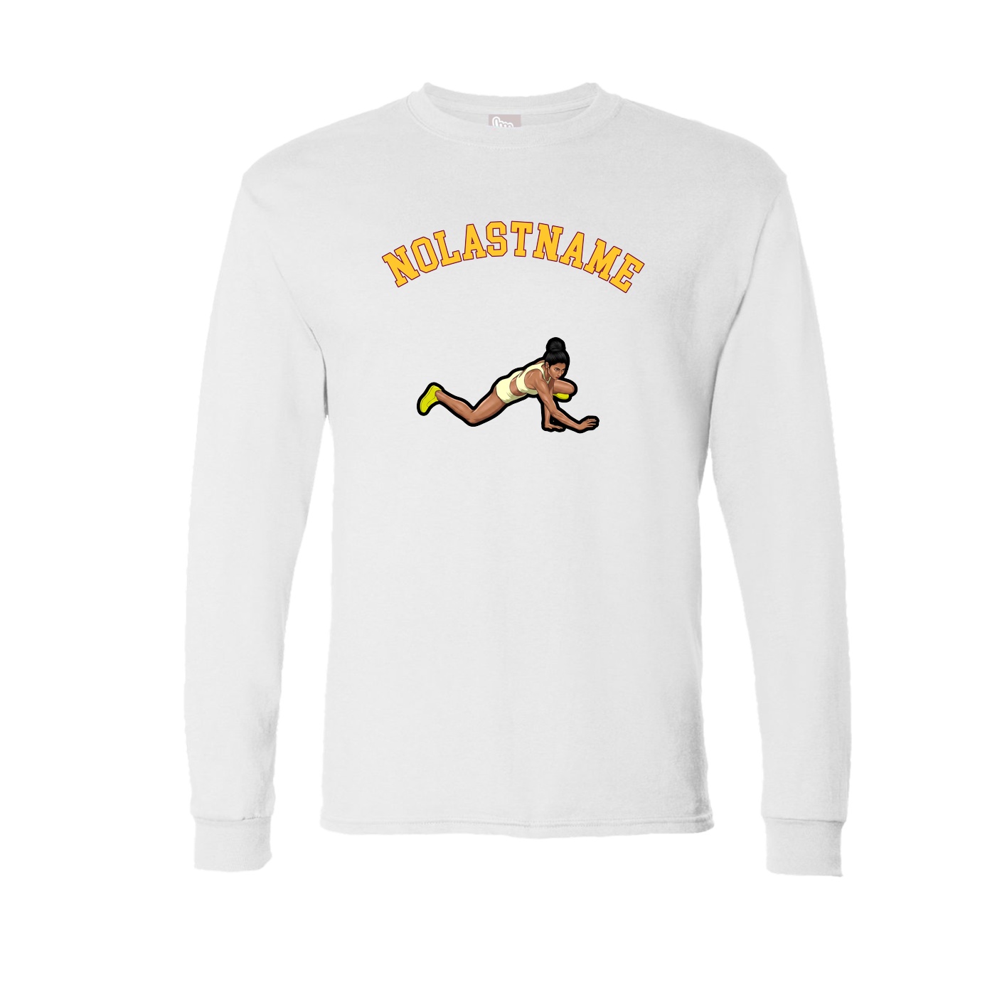 Long Sleeve Tee — Shirsey Arch in White