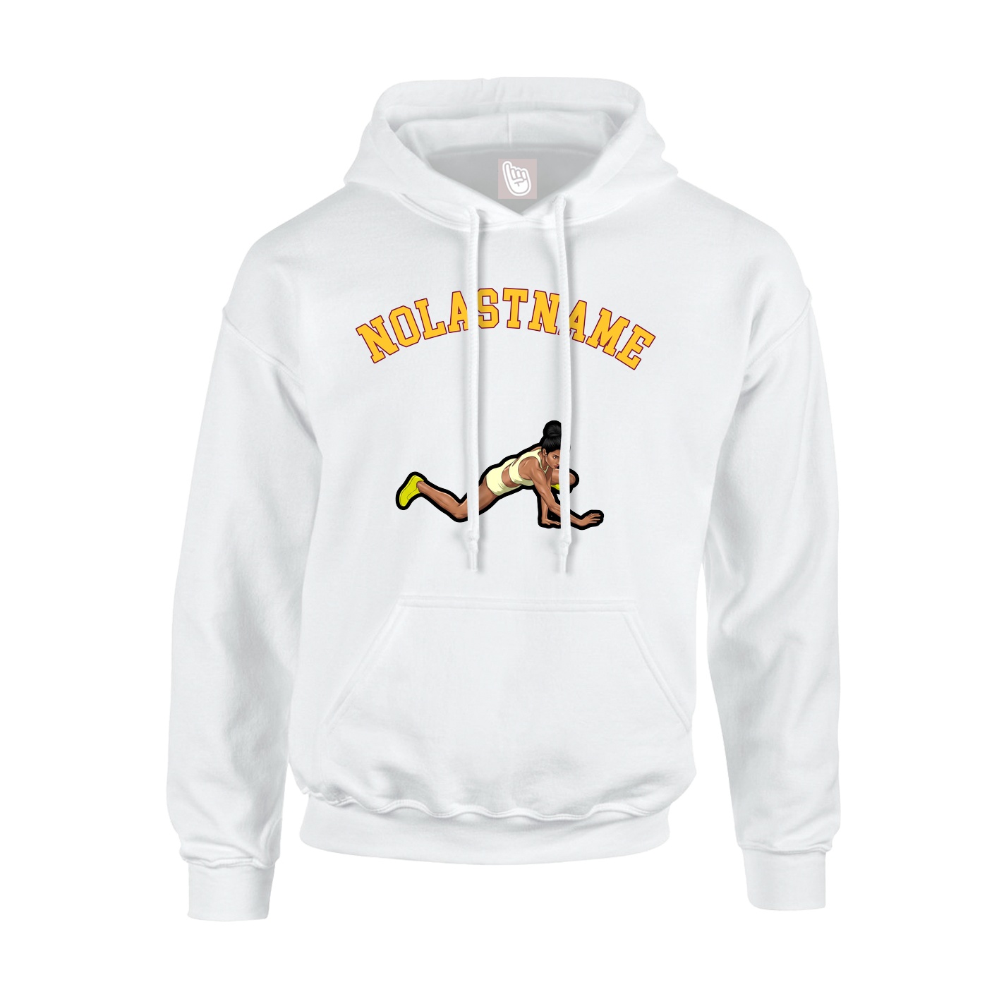 Youth Hoodie — Shirsey Arch in White