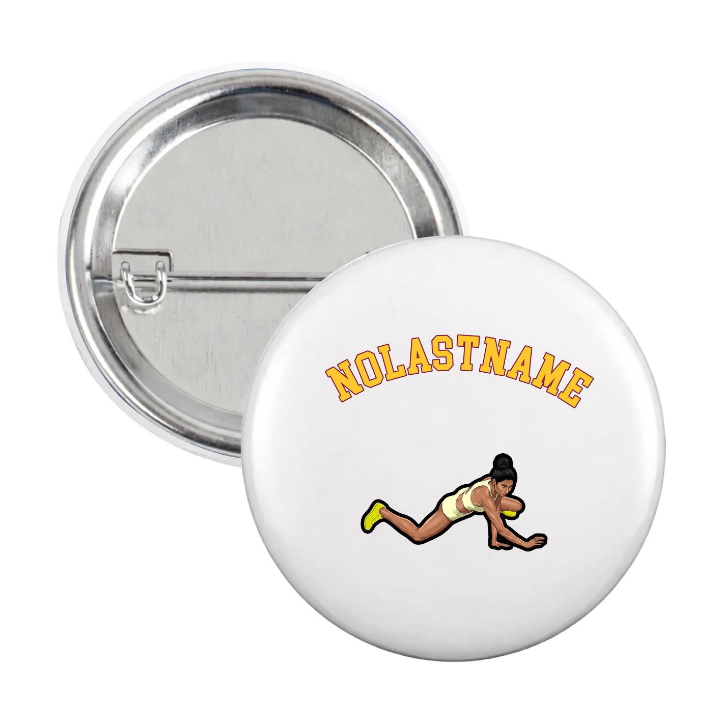 Game Day Button — Shirsey Arch in White