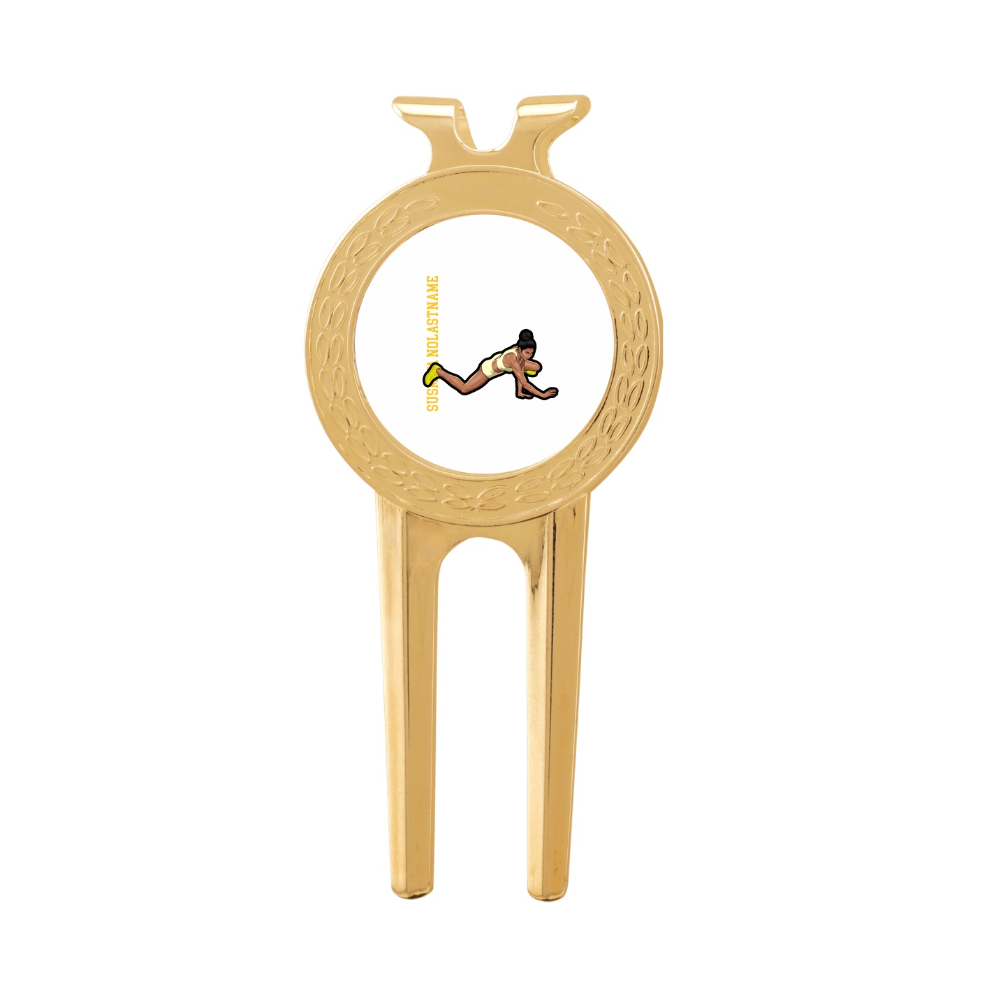 Divot Tool with Ball Marker — Name Vertical in Classic