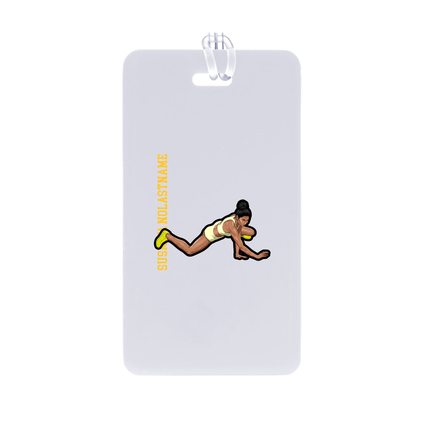Bag Tag — Name Vertical in Classic