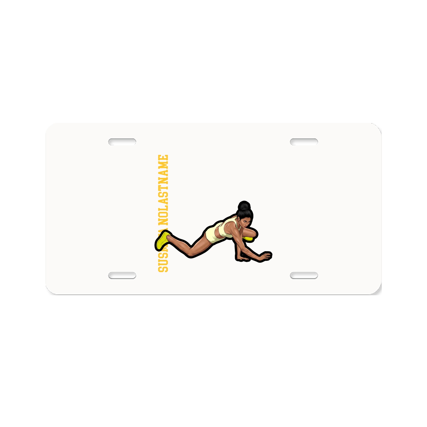 Aluminum License Plate