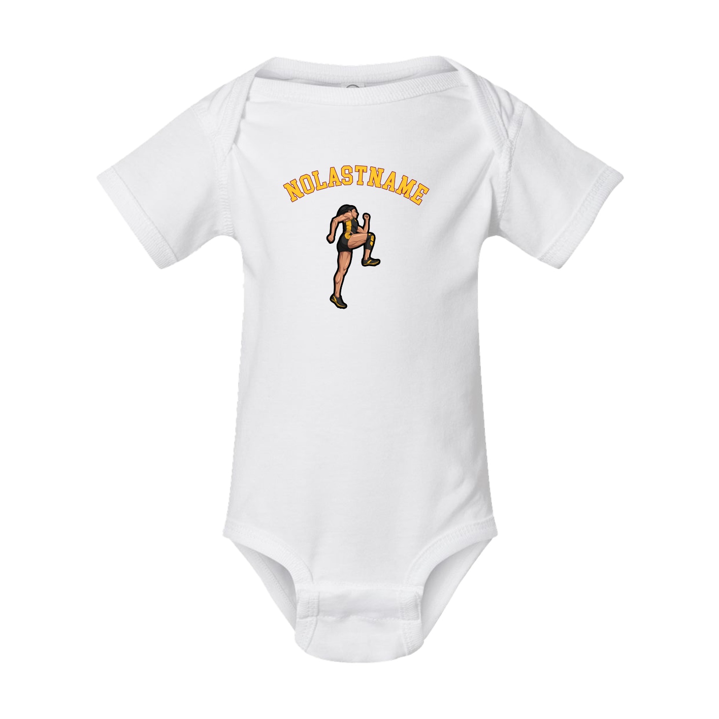 Baby Onesie — Shirsey Arch in White