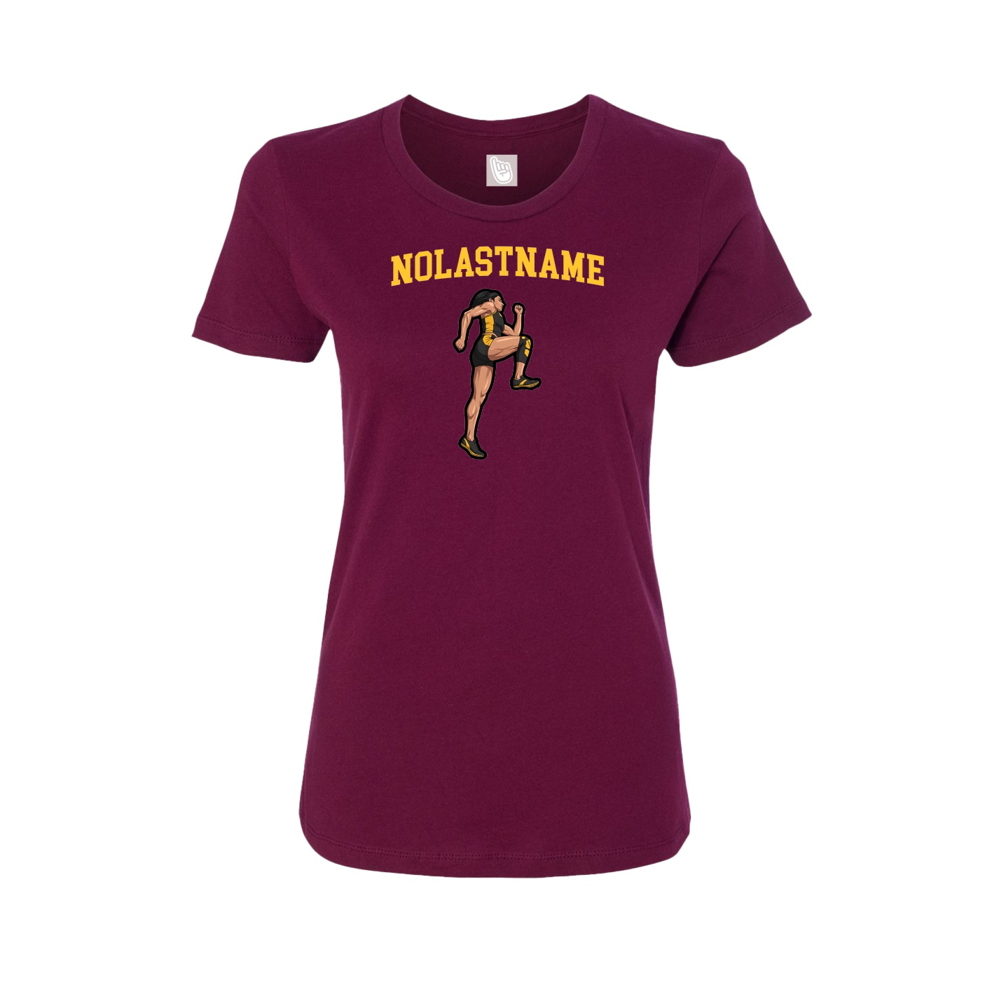 Womens Tee — Shirsey in Maroon